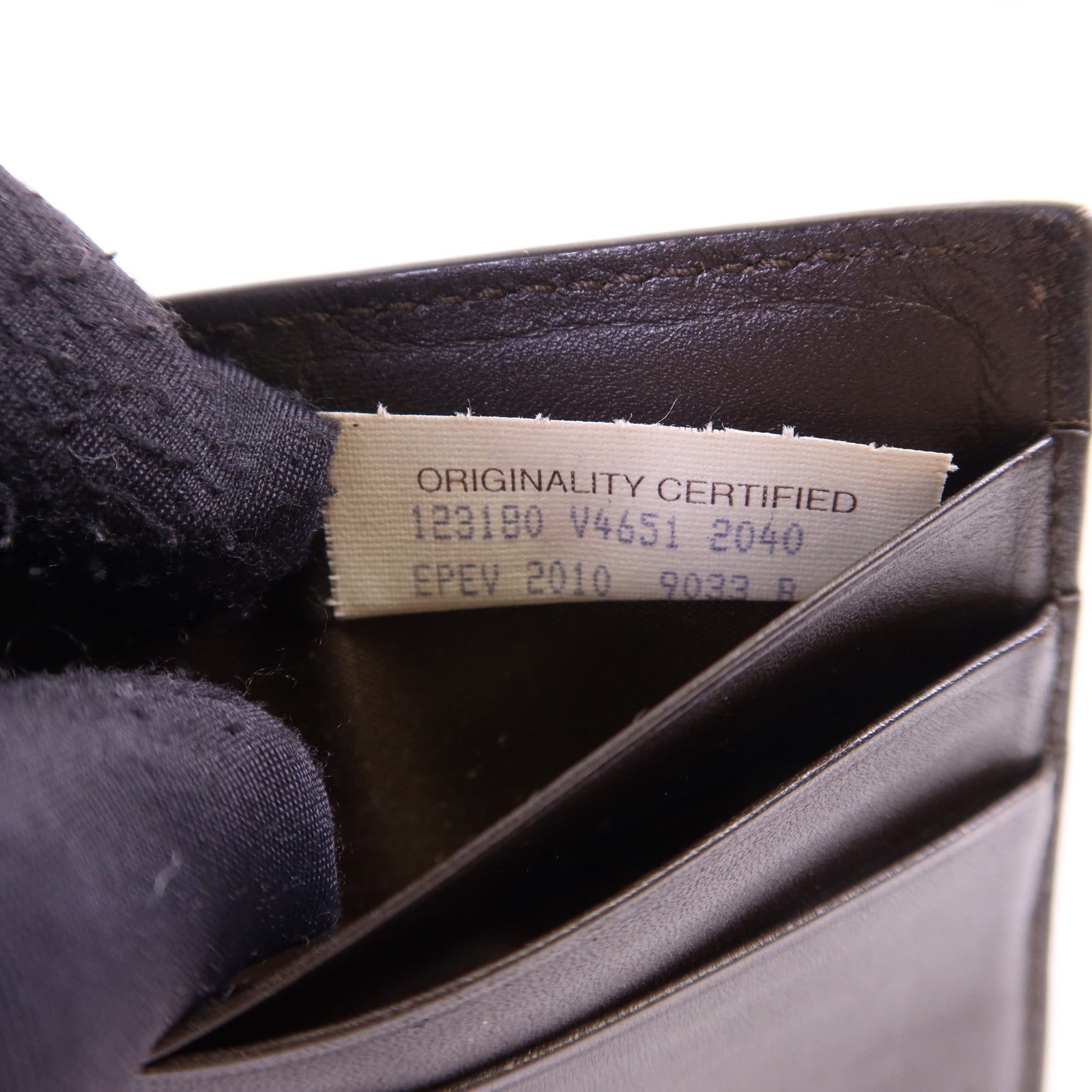 BOTTEGA VENETA 【激減優惠】羊皮皮革Bifold Money Clip Wallet錢包