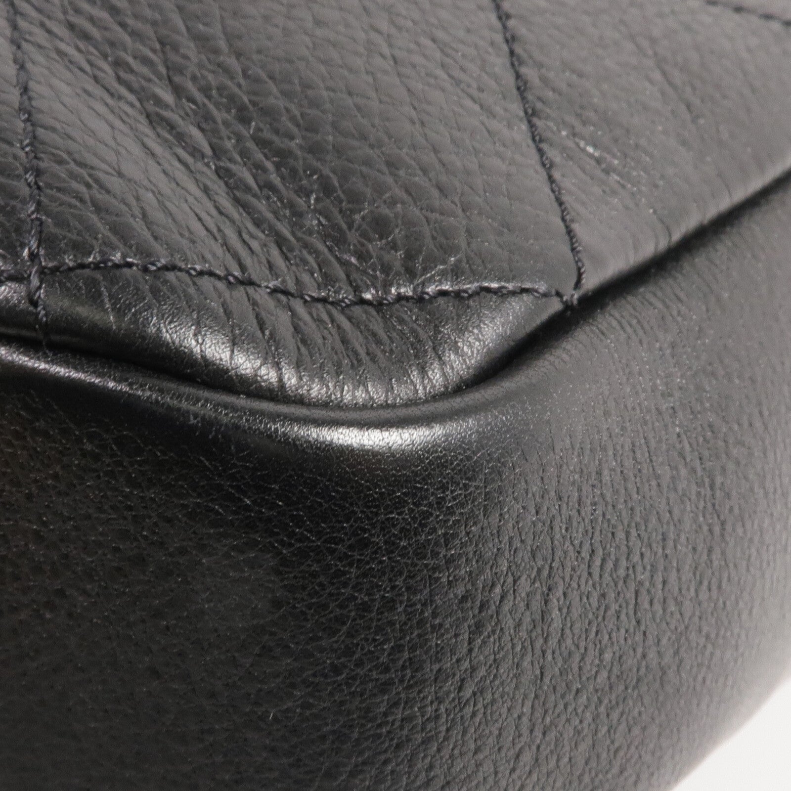CHANEL 牛皮皮革Chain Shoulder Bag金扣鏈帶肩背袋