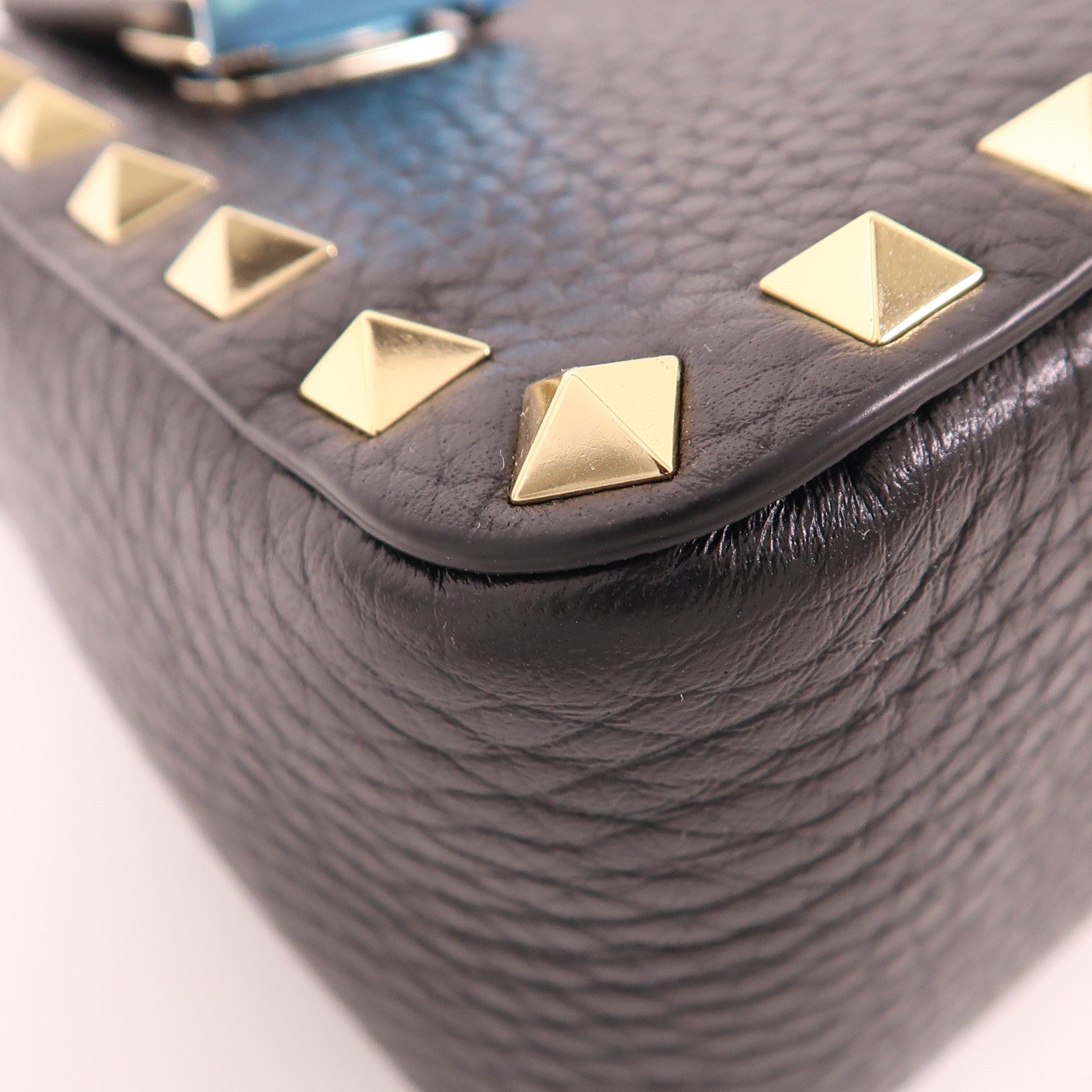 Valentino 牛皮皮革Rockstud Shoulder Bag金扣手挽肩背兩用袋
