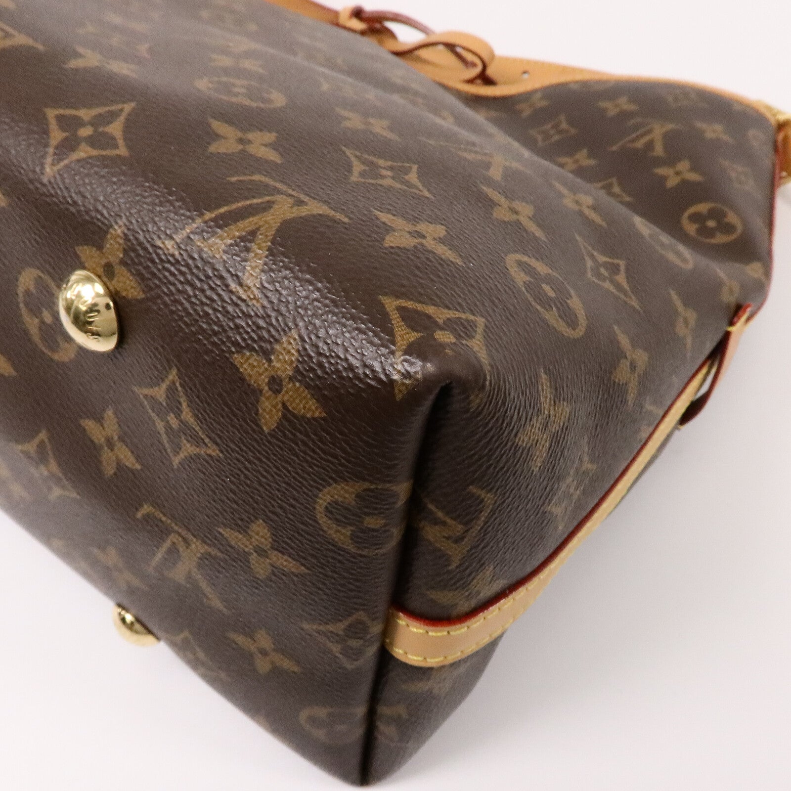 LOUIS VUITTON Monogram Carry All MM金扣肩背袋