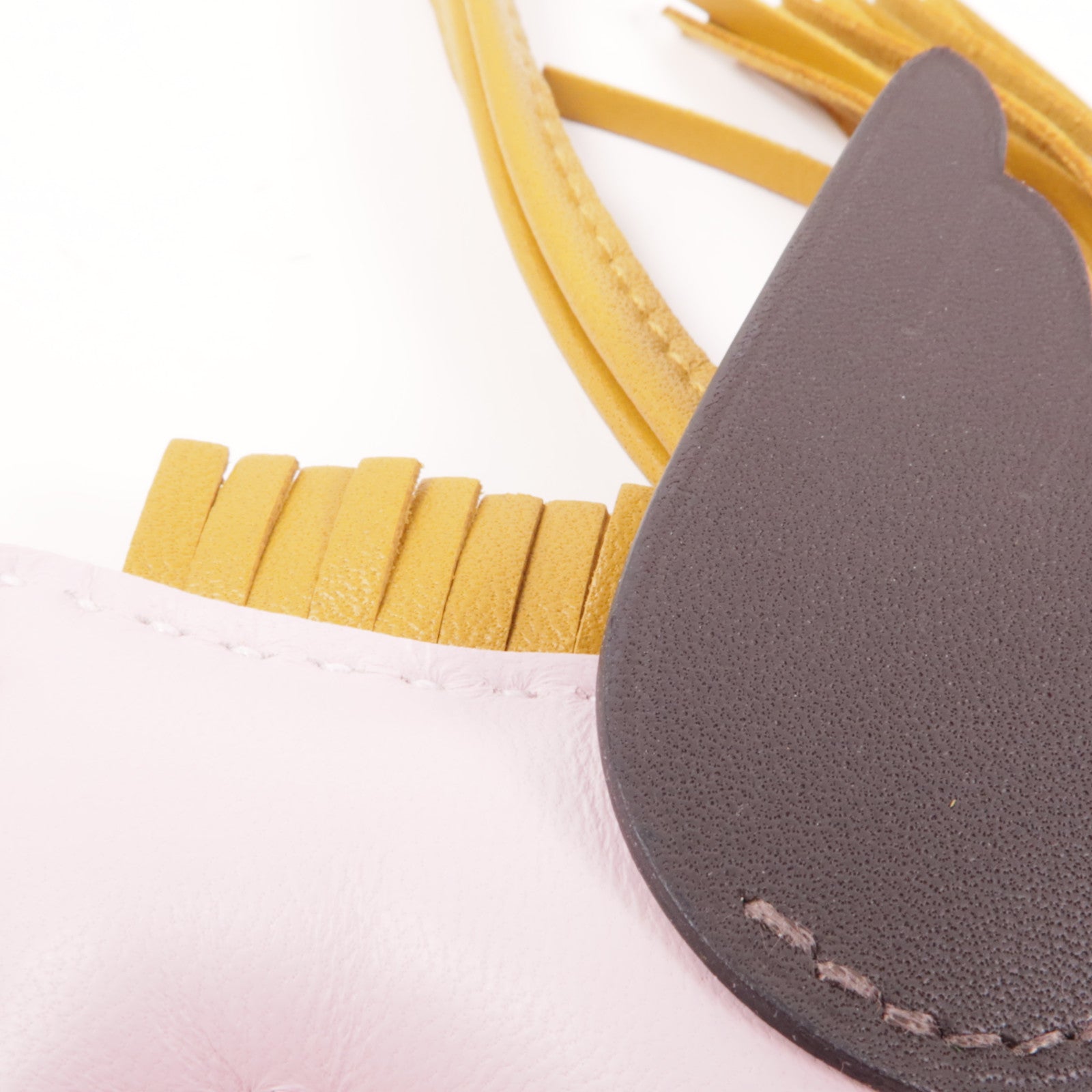 HERMES Swift Leather Rodeo PM Hanging Mauve Pale/Sesame charmMauve Mauve Bro...