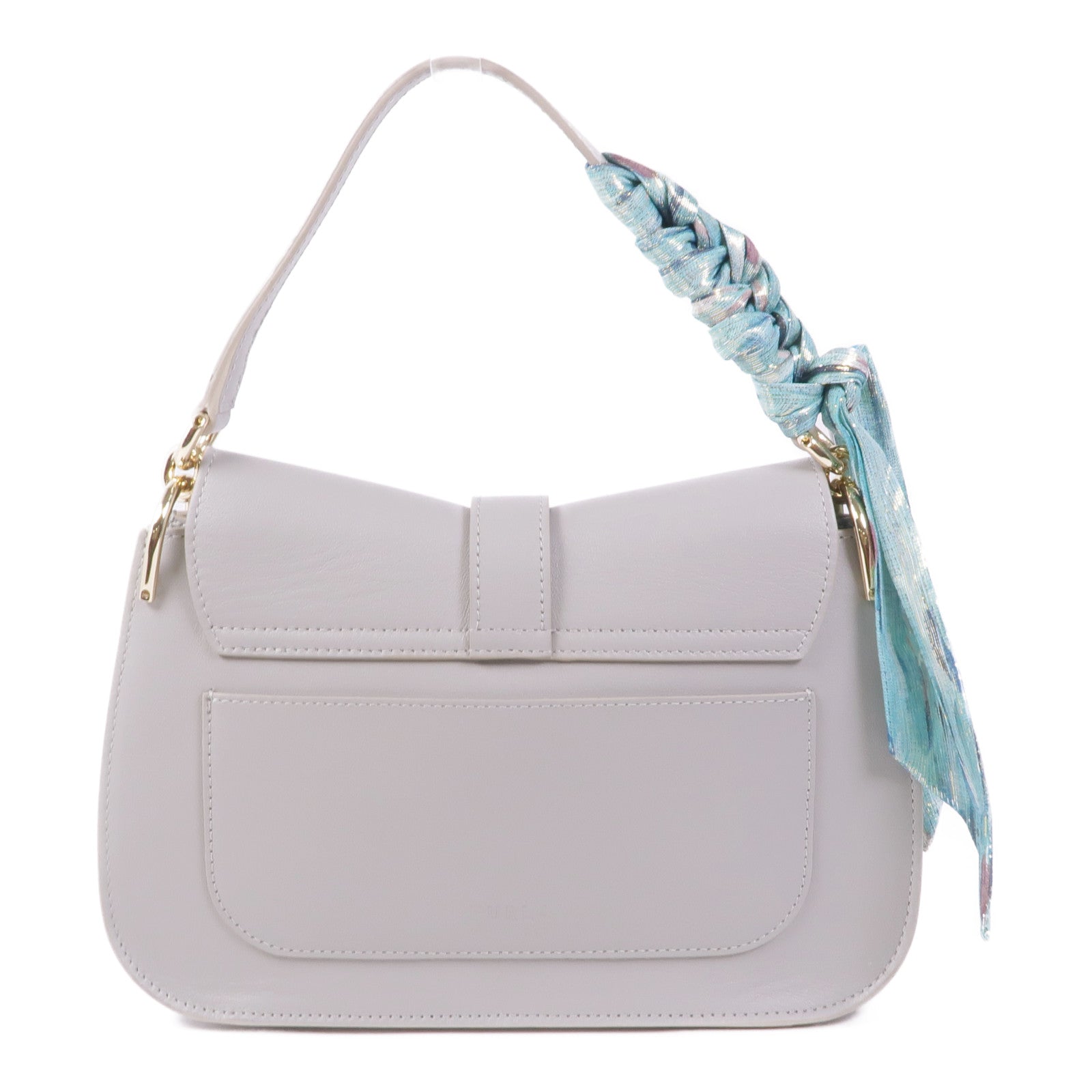 Furla 牛皮皮革Shoulder Bag金扣肩背袋