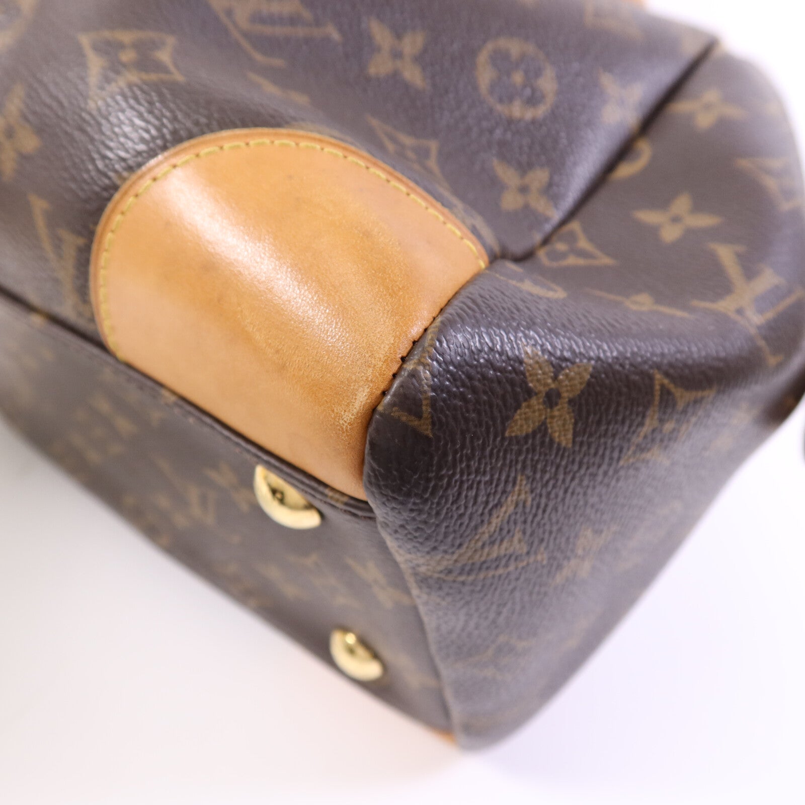 LOUIS VUITTON Monogram Canvas Segur金扣手挽肩背兩用袋