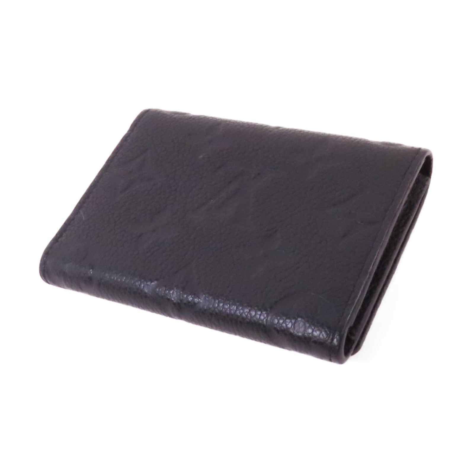 LOUIS VUITTON Monogram Empreinte Business Card Holder金扣卡片套黑色