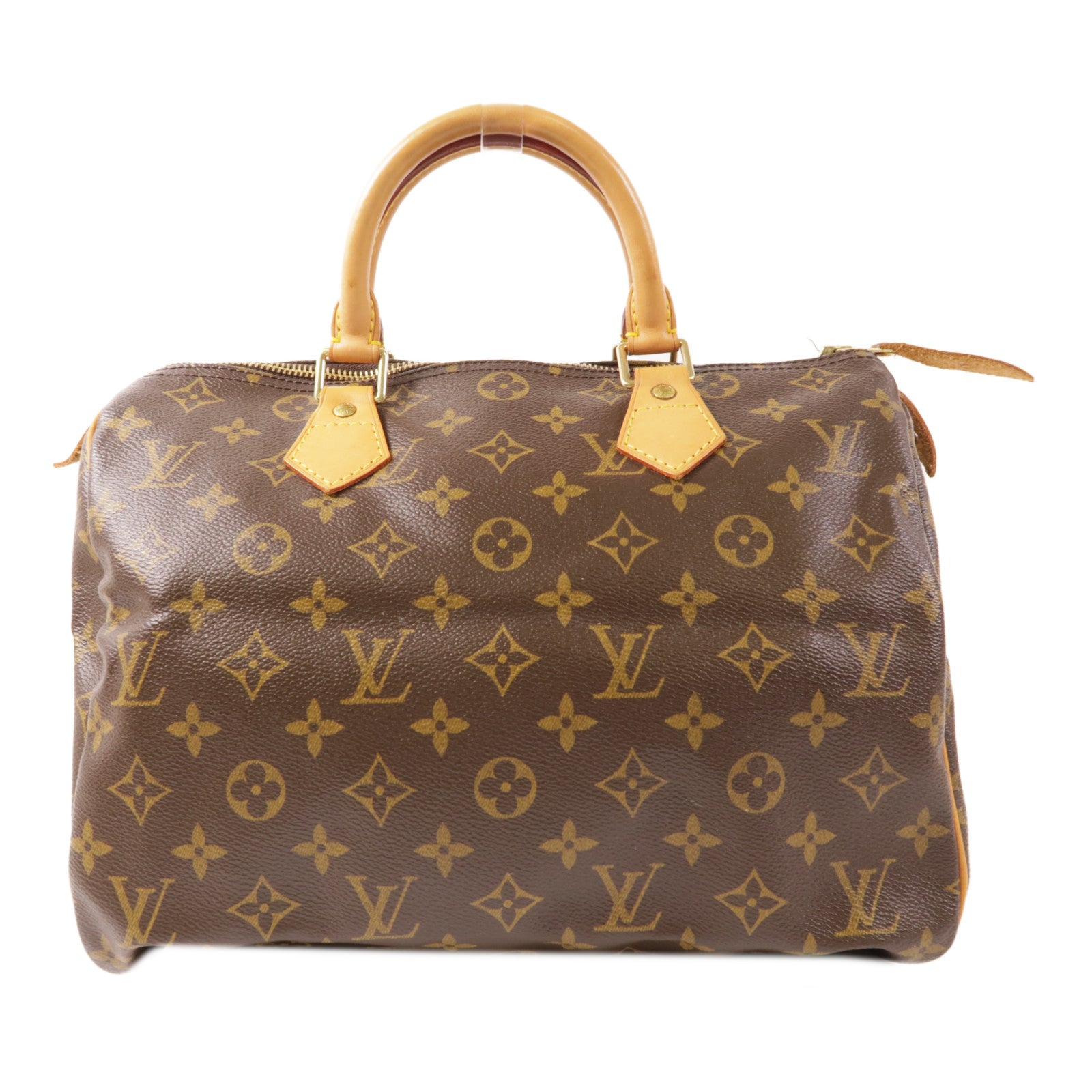 LOUIS VUITTON Monogram Speedy 30金扣手挽袋