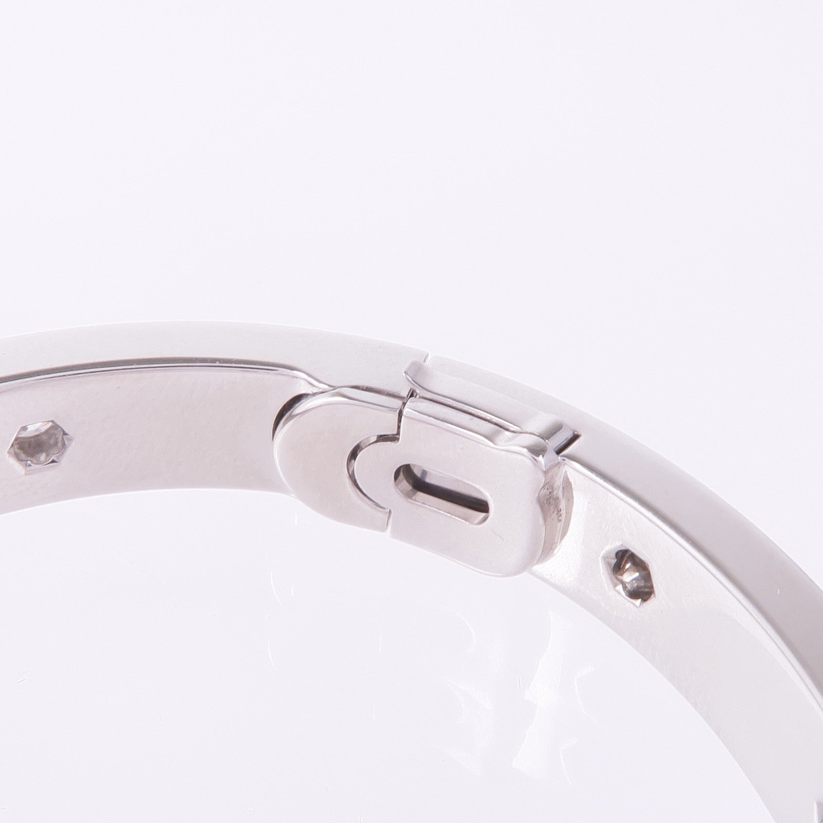 CARTIER 【激減優惠】18K白金Love Bracelet鑽石手鐲Cartier#16