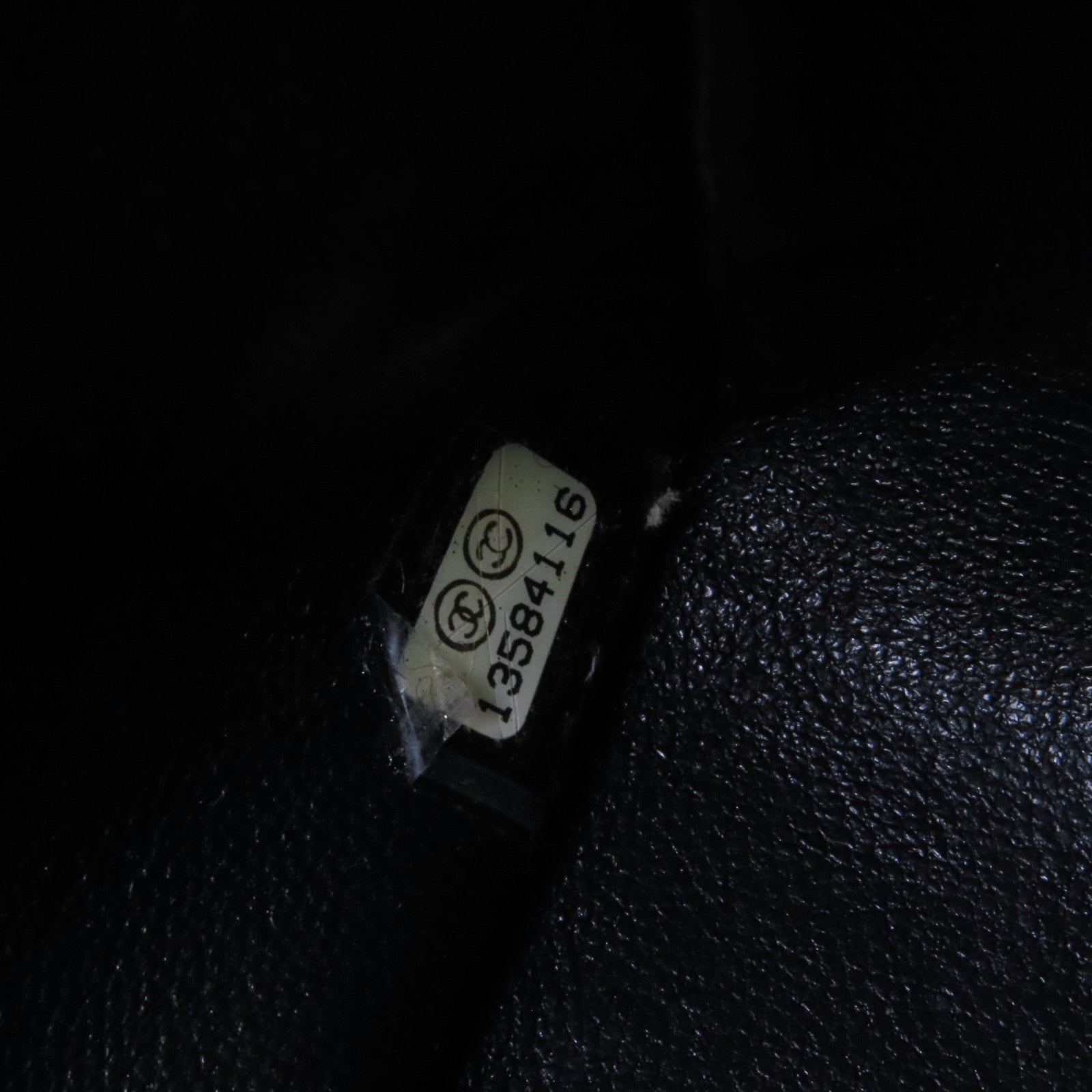 CHANEL 牛皮皮革Large Classic銀扣鏈帶肩背袋