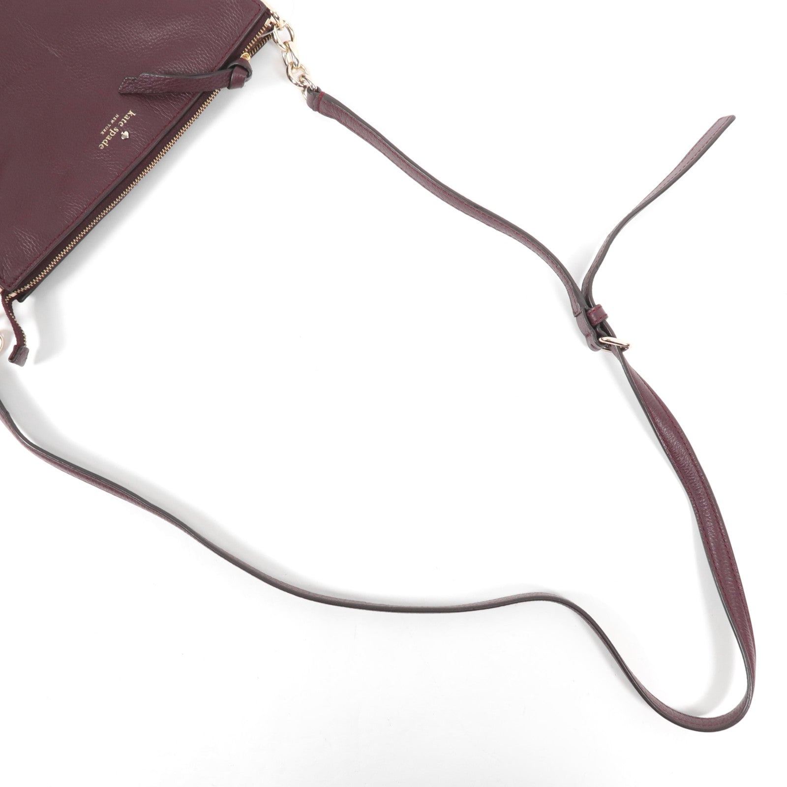 Kate Spade 牛皮皮革Shoulder Bag金扣肩背袋