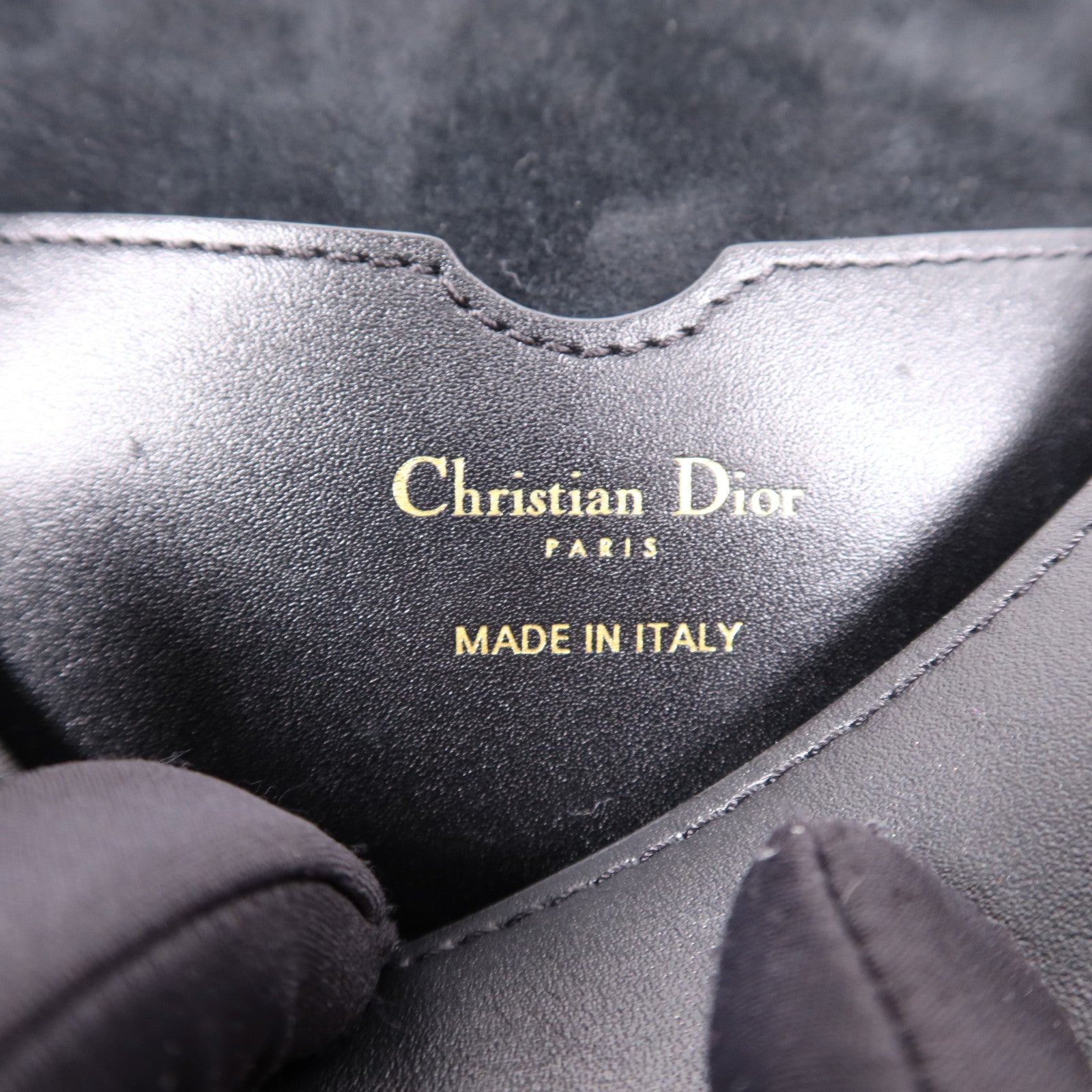 Dior 【激減優惠】牛皮皮革Bobby Bag Medium金扣肩背袋