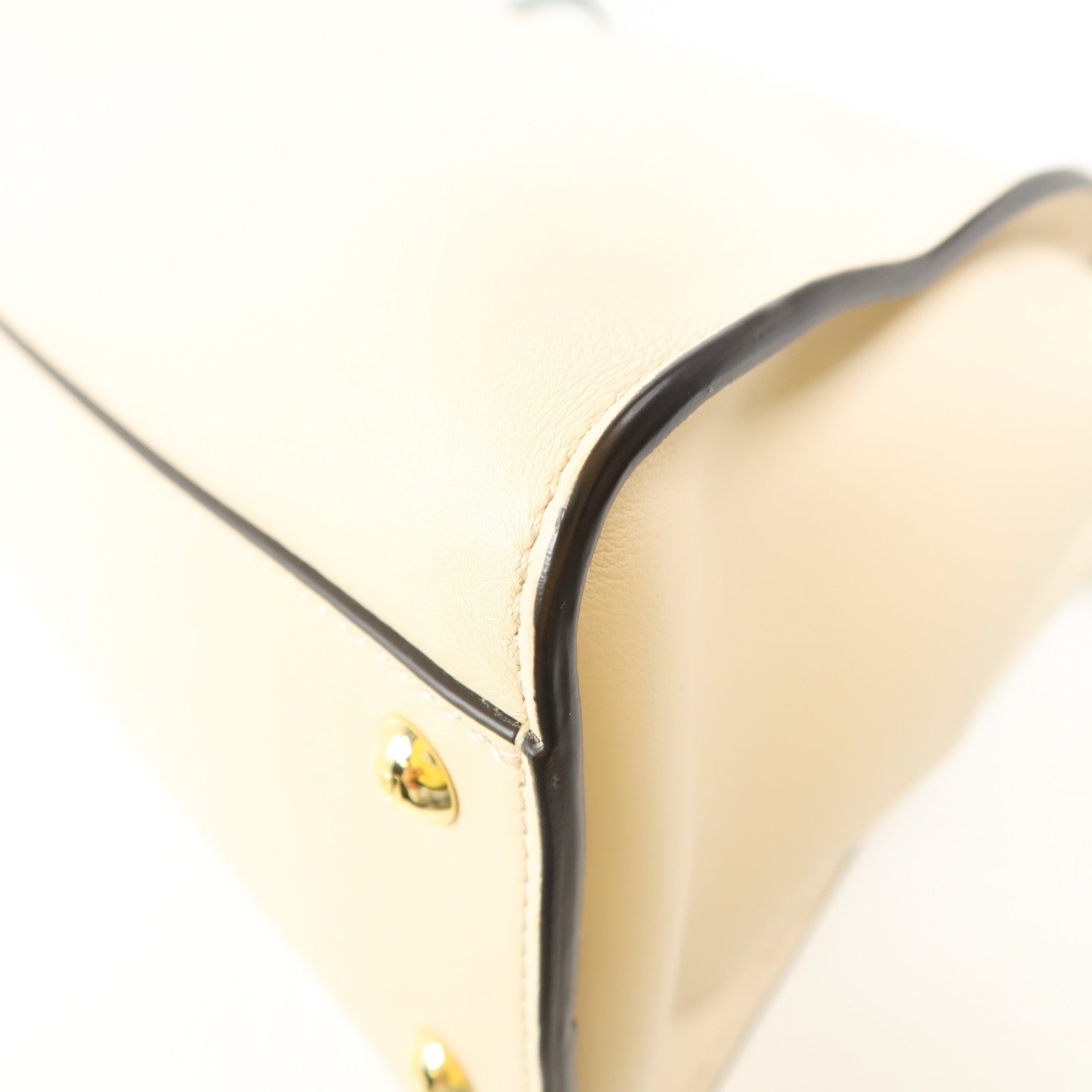 FENDI 【激減優惠】蛇皮/牛皮皮革Peekaboo金扣手挽肩背兩用袋