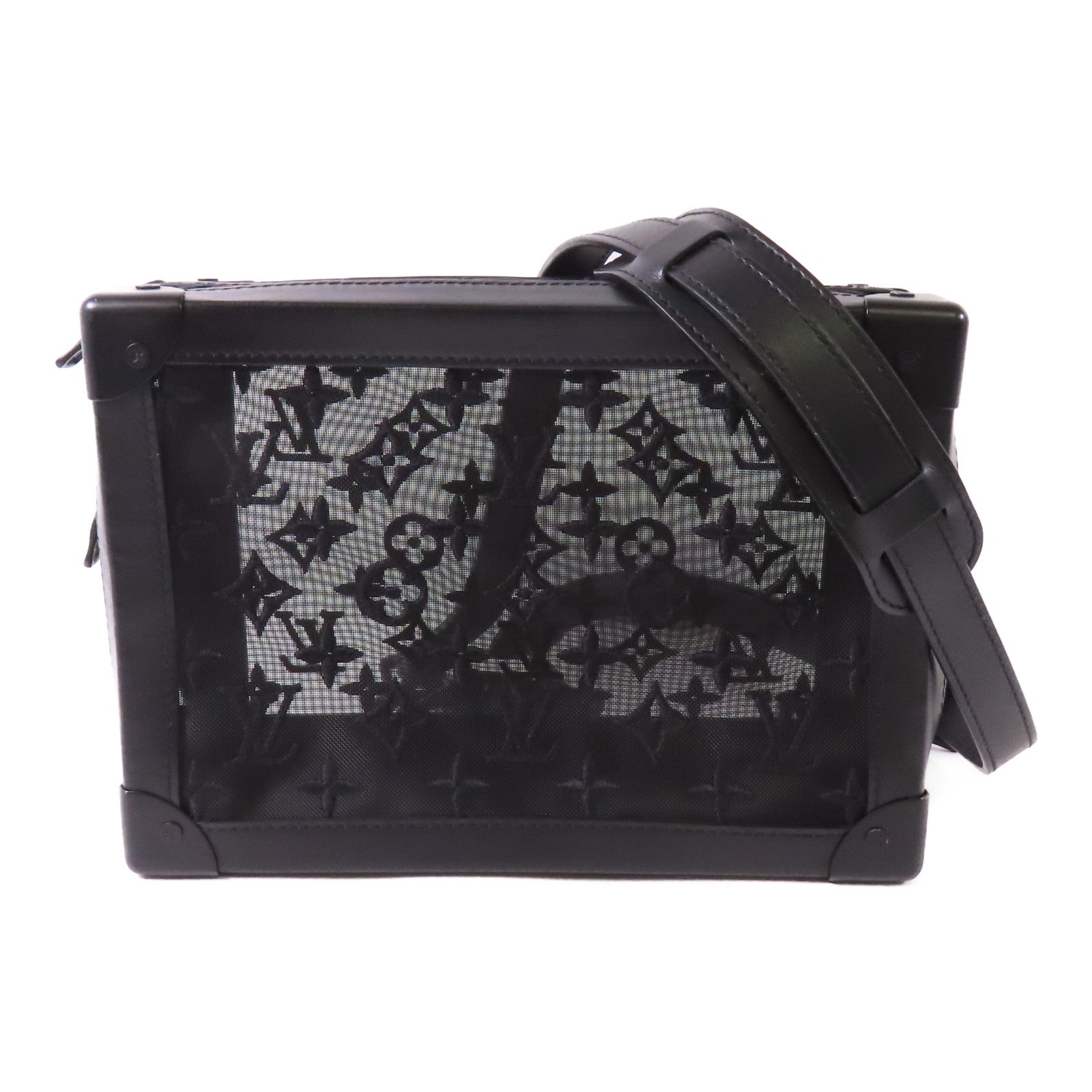 LOUIS VUITTON Monogram Embroidery Soft Trunk肩背袋