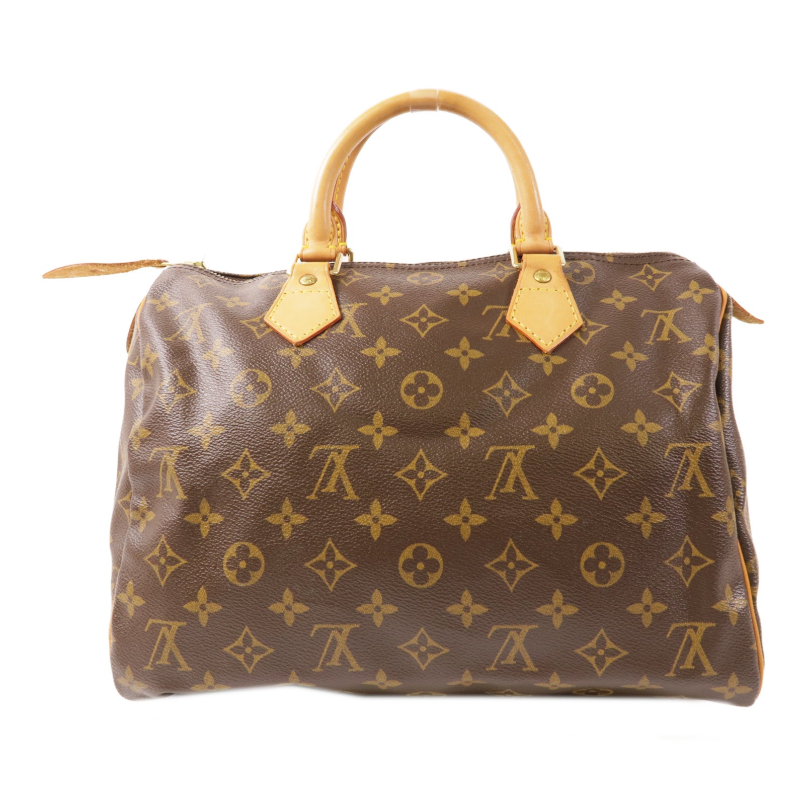 LOUIS VUITTON Monogram Speedy 30金扣手挽袋