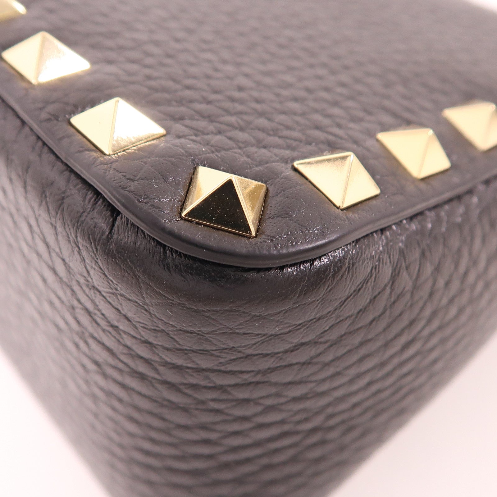 Valentino 牛皮皮革Rockstud Shoulder Bag金扣手挽肩背兩用袋