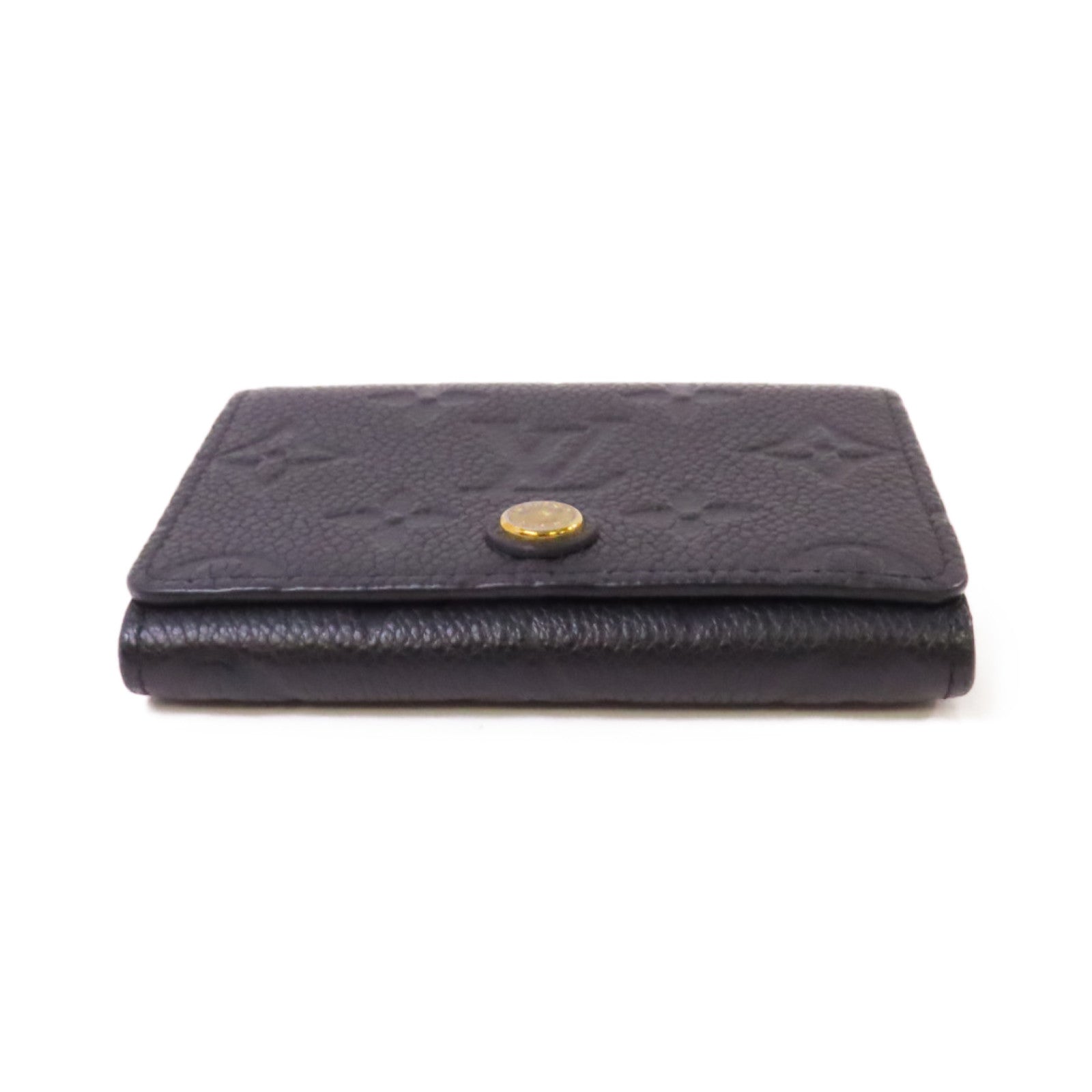 LOUIS VUITTON Monogram Empreinte Business Card Holder金扣卡片套黑色