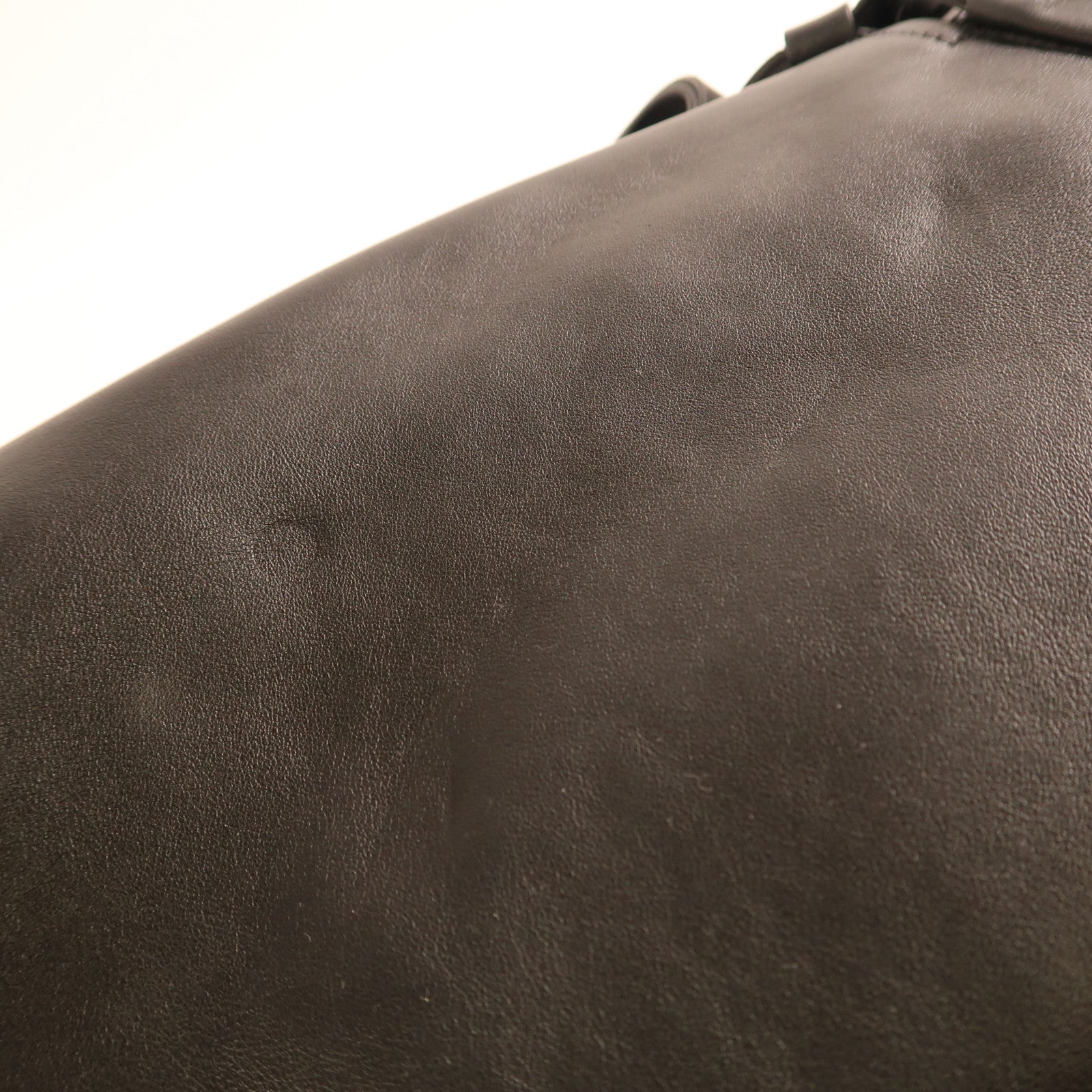 PRADA 牛皮皮革Etiquette Bag銀扣肩背袋