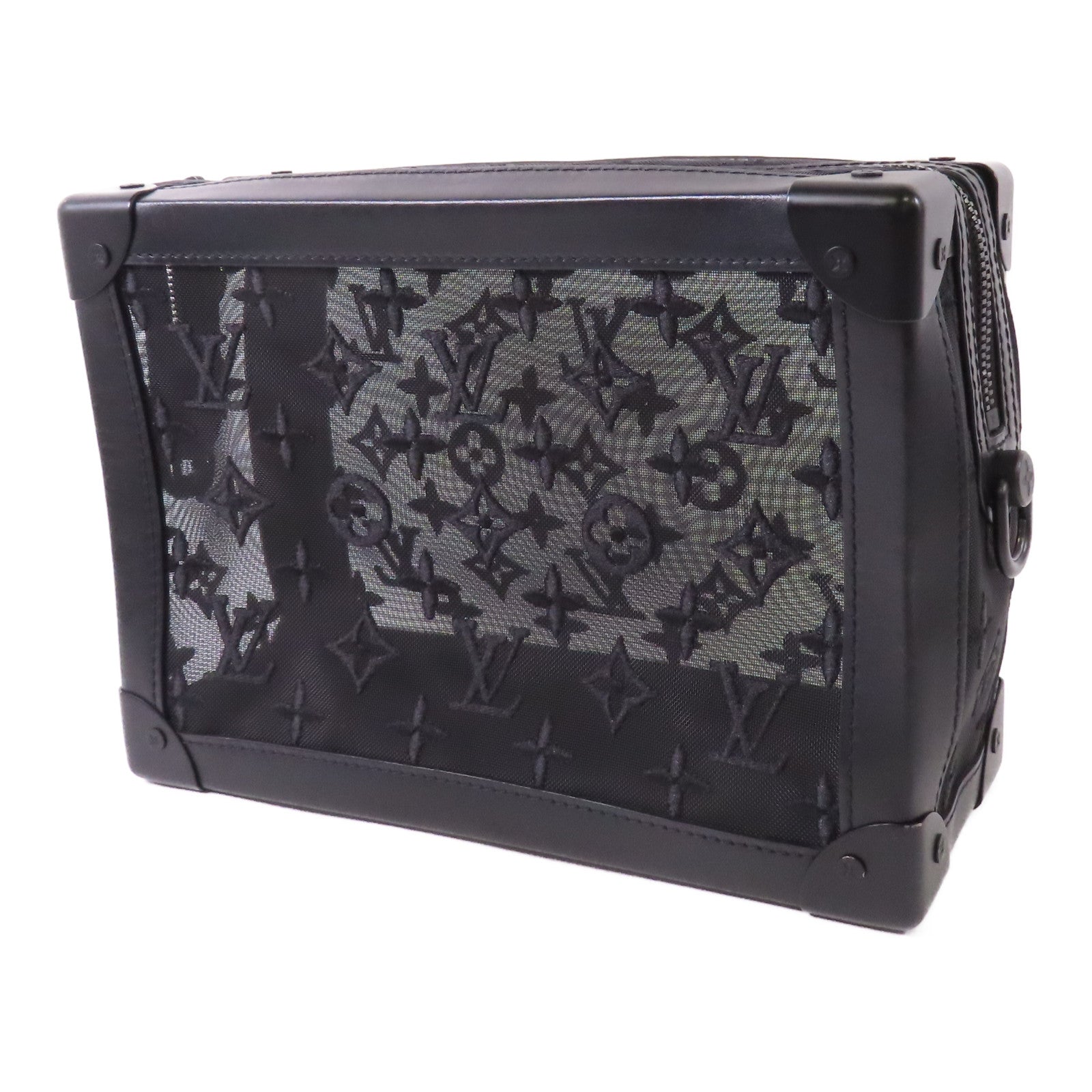 LOUIS VUITTON Monogram Embroidery Soft Trunk肩背袋