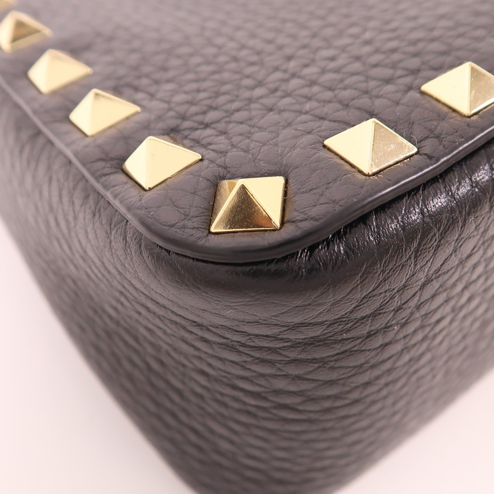 Valentino 【激減優惠】牛皮皮革Rockstud Shoulder Bag肩背袋