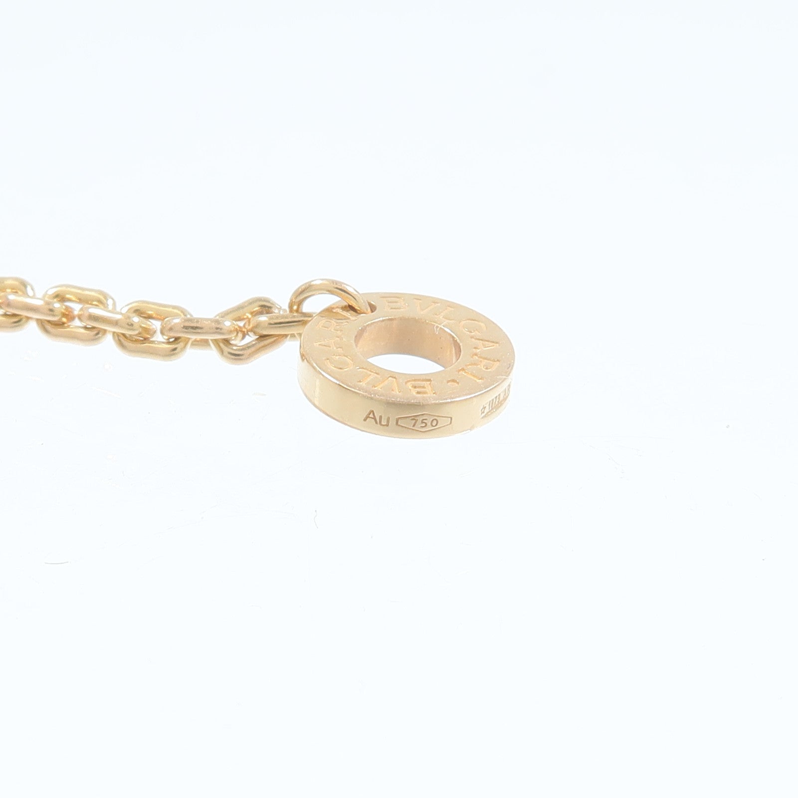 BVLGARI 18K玫瑰金Serpenti Viper綠松石/鑽石項鍊