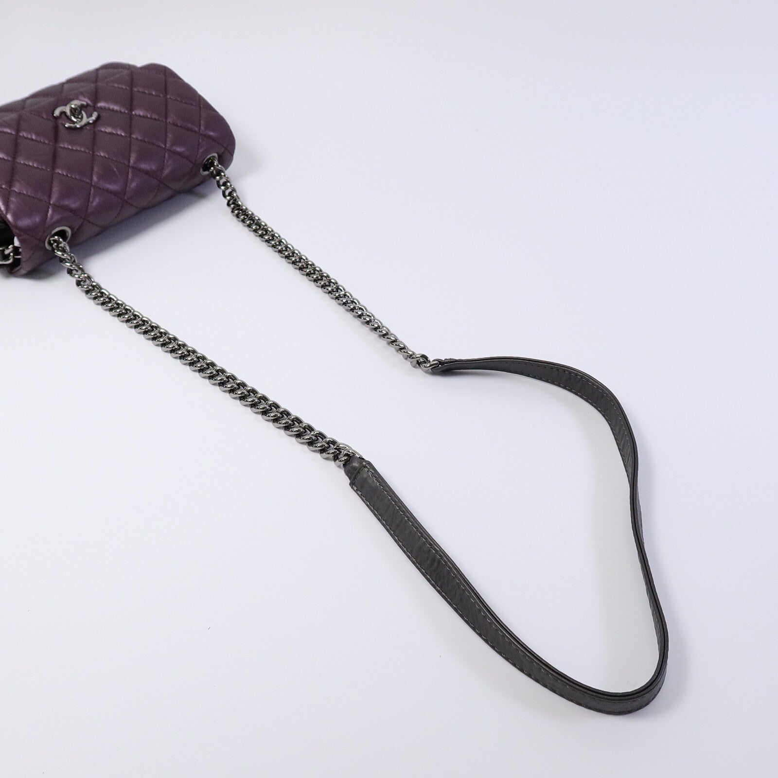 CHANEL 羊皮皮革2 Way Shoulder Bag手挽肩背兩用袋