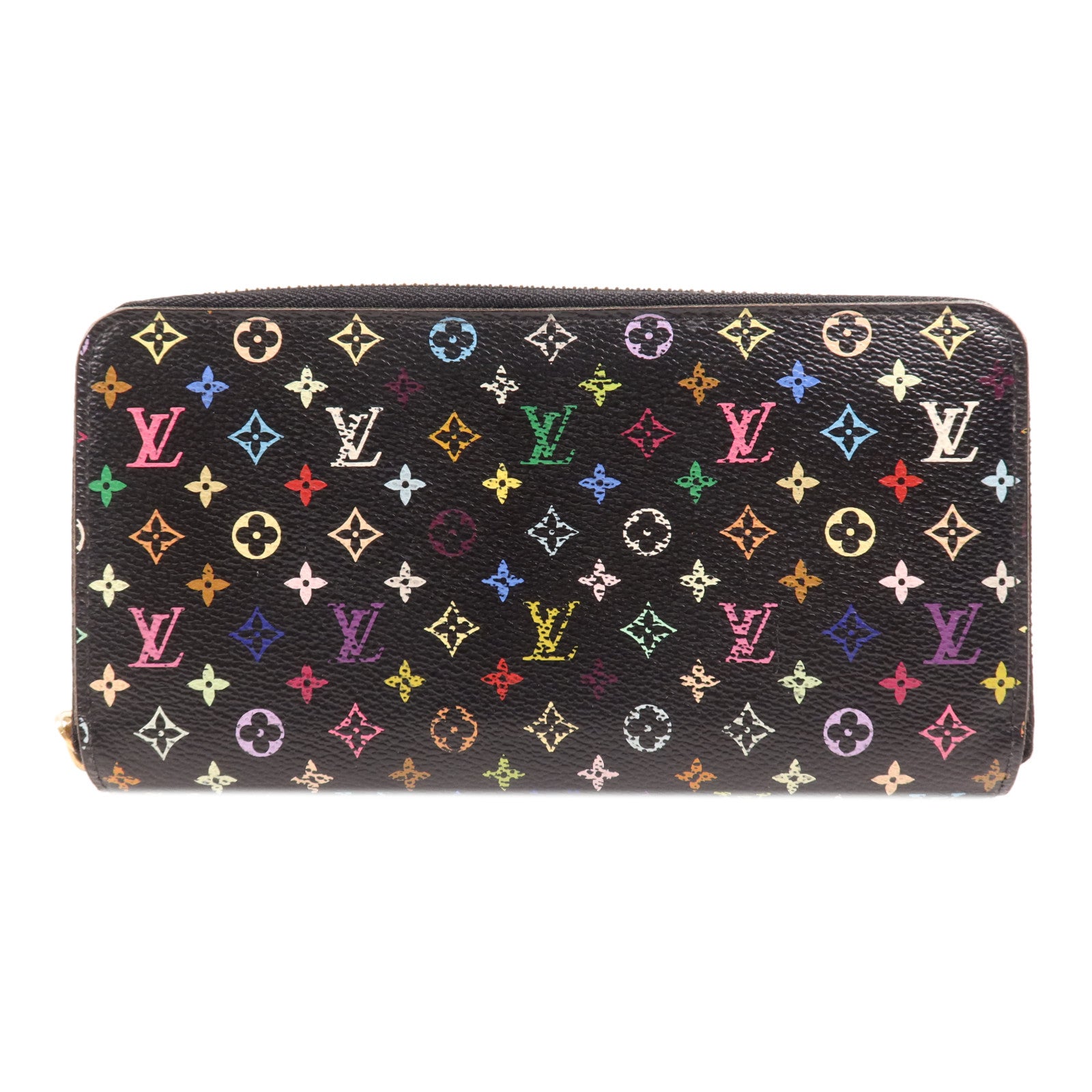LOUIS VUITTON Monogram Multicolore Zipper Long Wallet金扣長錢包
