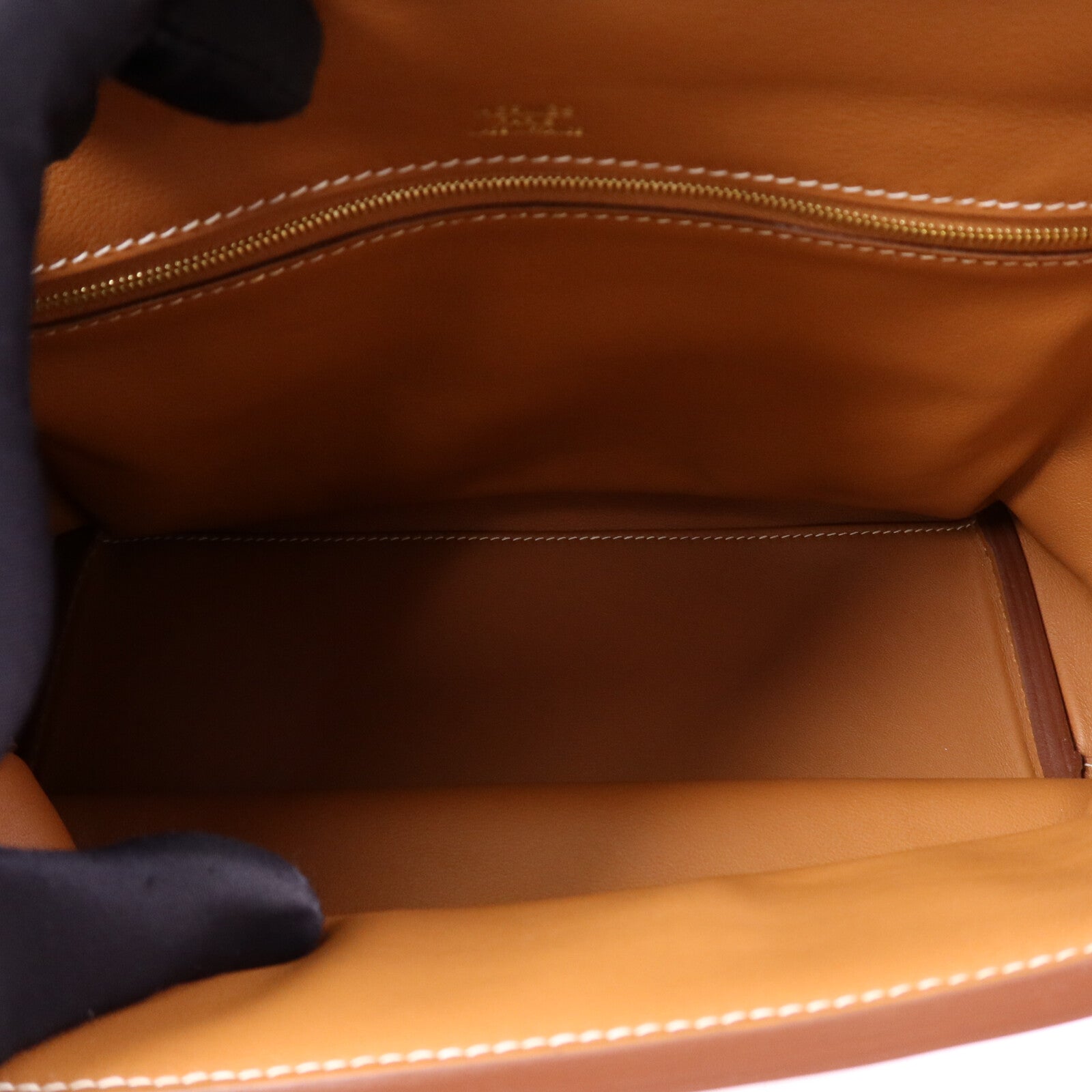 HERMES Clemence皮革24/24 29CM金扣手挽肩背兩用袋Gold