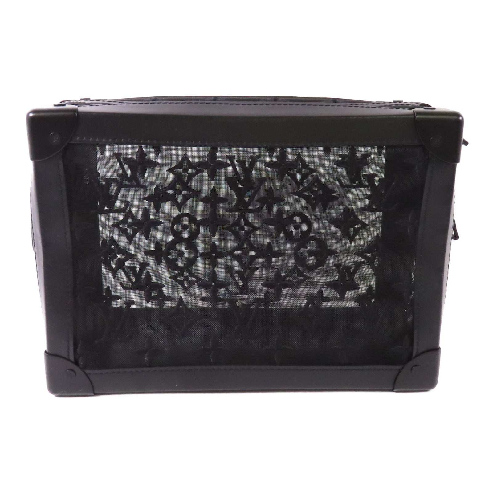 LOUIS VUITTON Monogram Embroidery Soft Trunk肩背袋