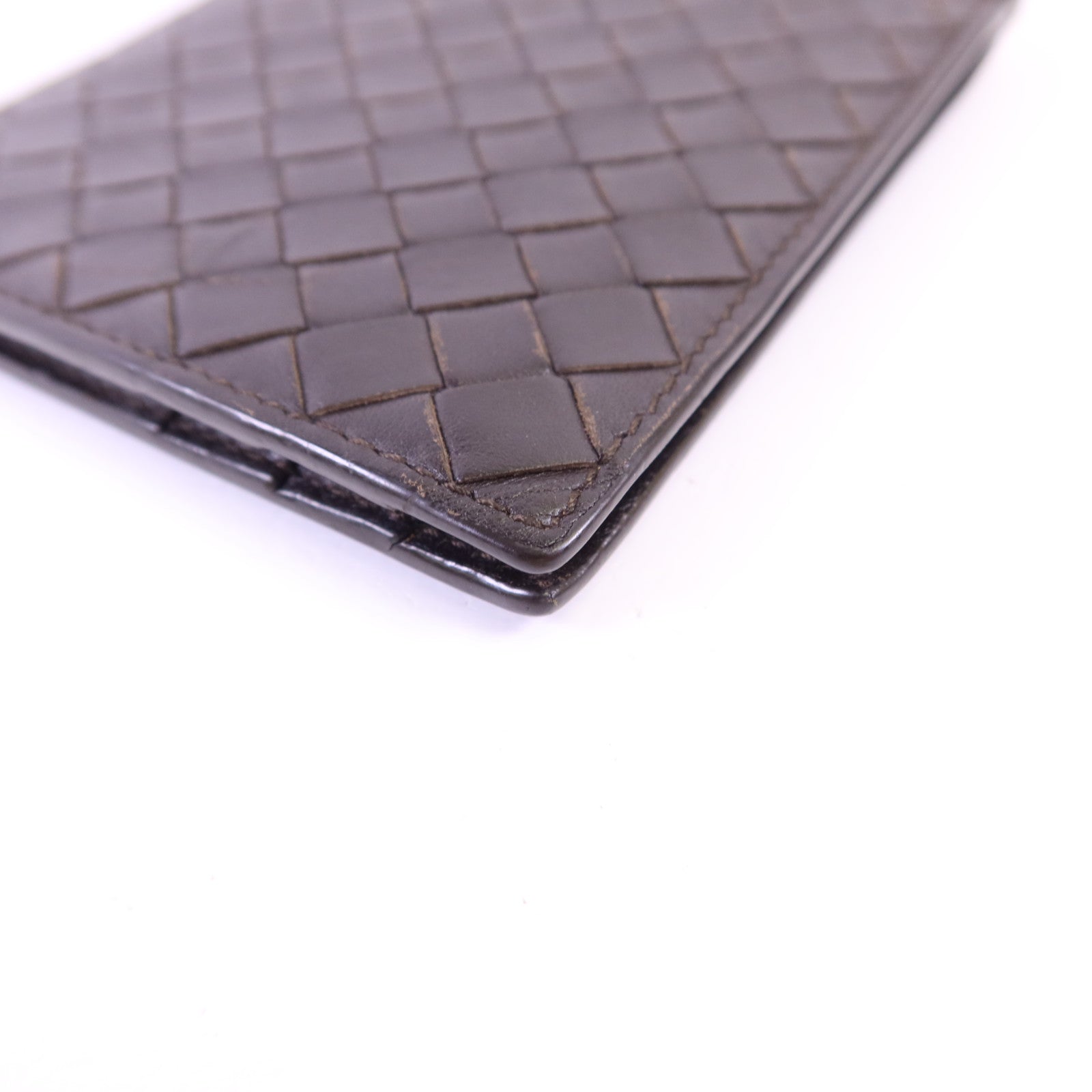 BOTTEGA VENETA 【激減優惠】羊皮皮革Bifold Money Clip Wallet錢包