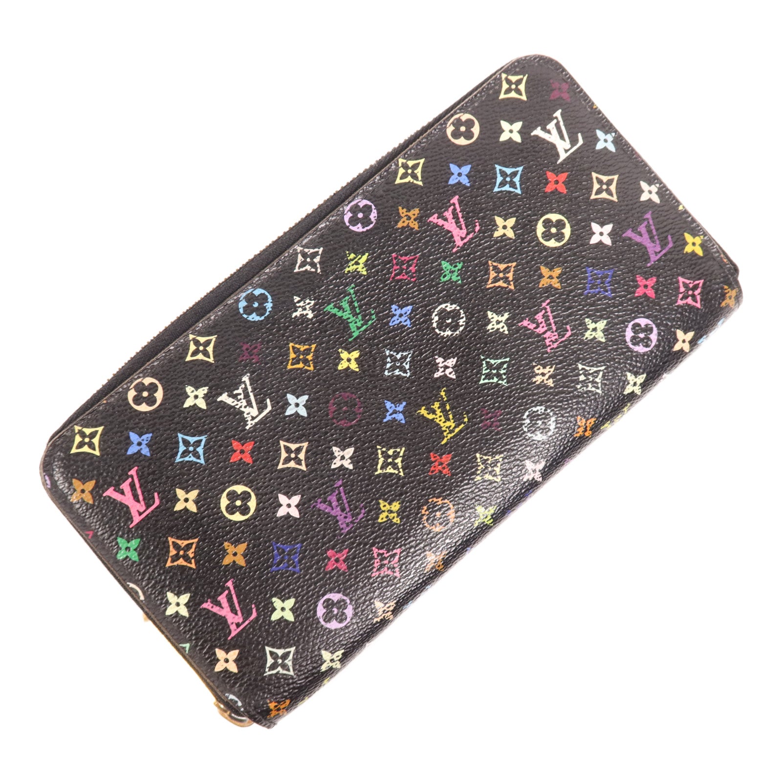 LOUIS VUITTON Monogram Multicolore Zipper Long Wallet金扣長錢包