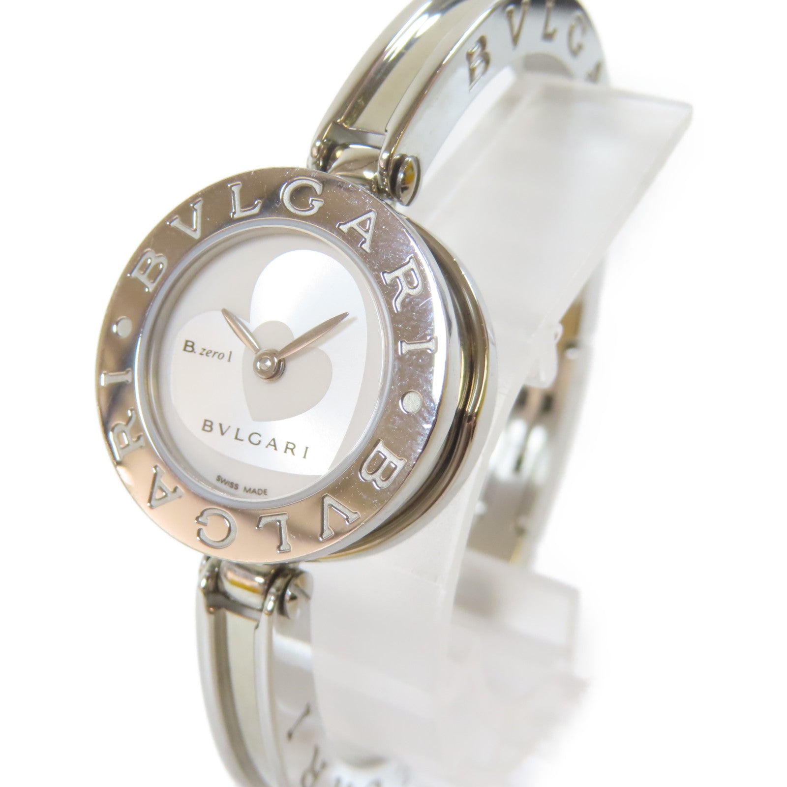 BVLGARI B-zero1不鏽鋼手錶石英機芯銀色