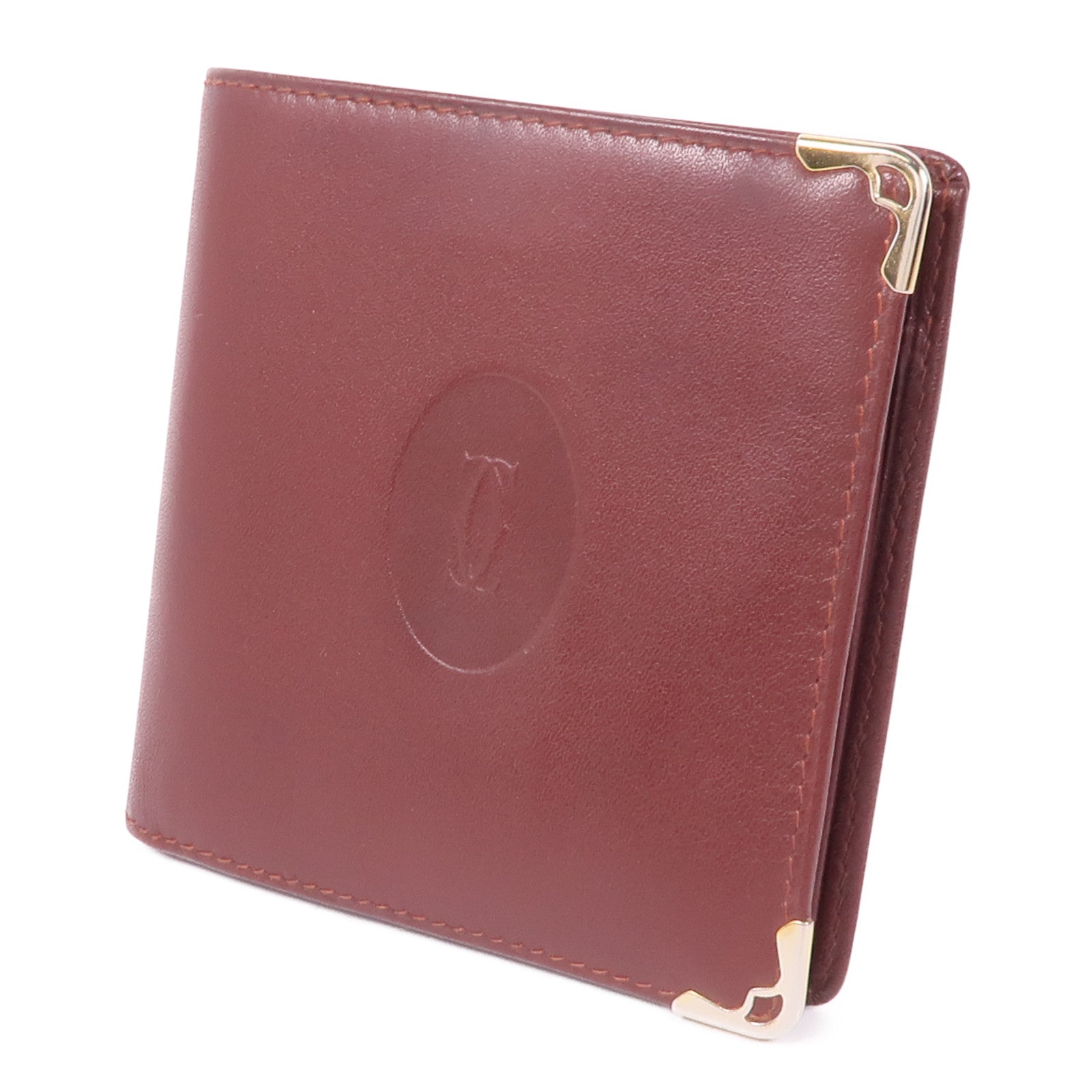 CARTIER 皮革Wallet金扣錢包