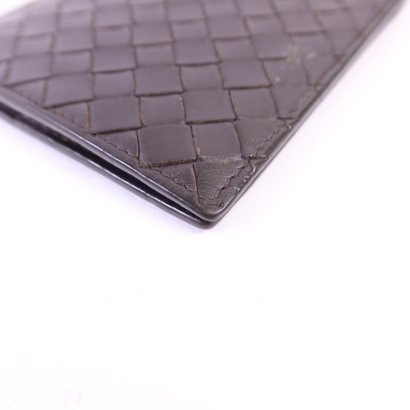 BOTTEGA VENETA 【激減優惠】羊皮皮革Bifold Money Clip Wallet錢包
