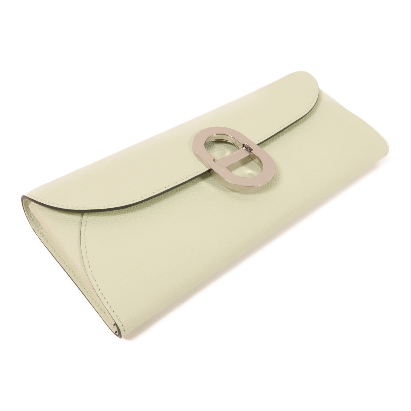 HERMES Epsom皮革Maillon To Go銀扣肩背袋