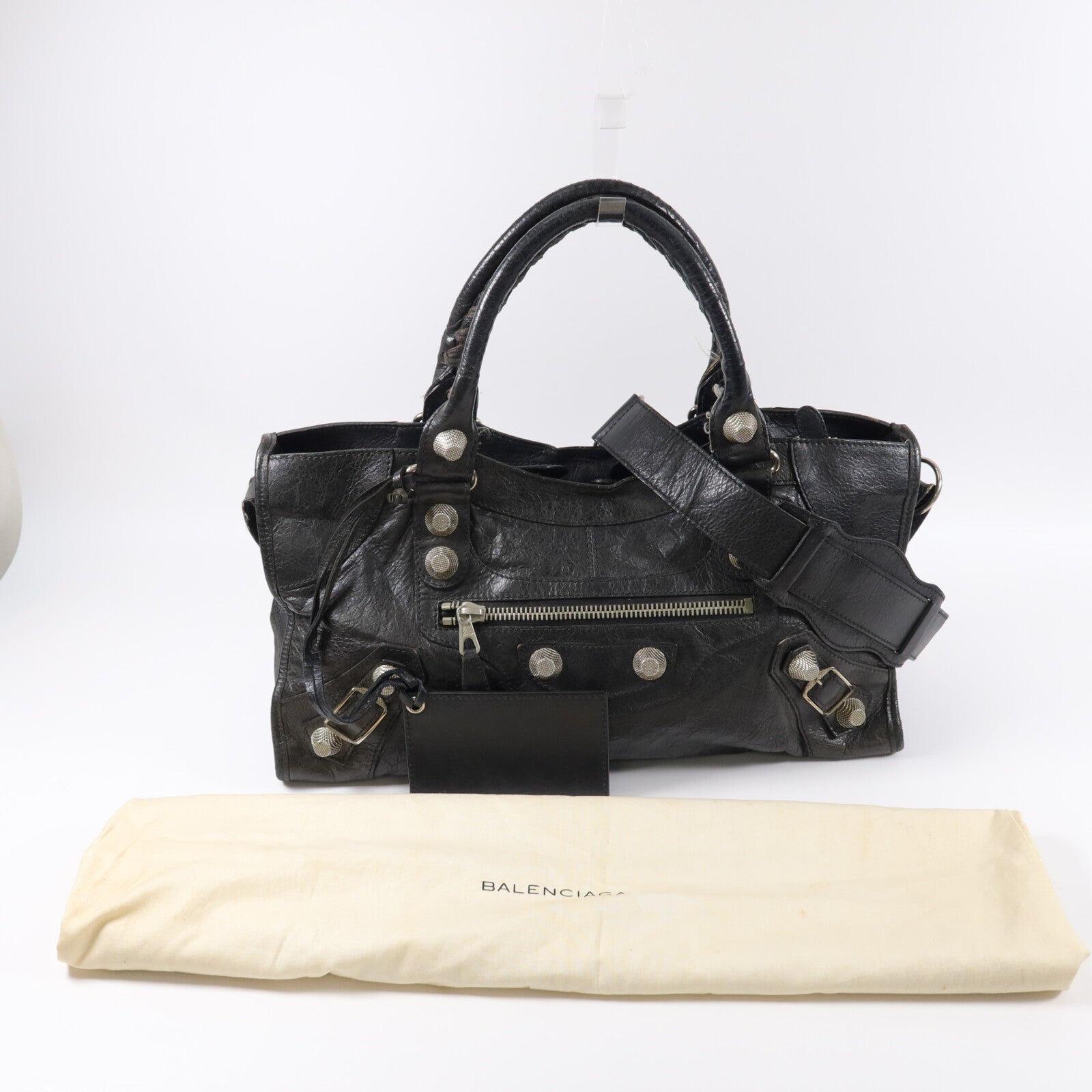 BALENCIAGA 牛皮皮革Giant Part Time手挽肩背兩用袋