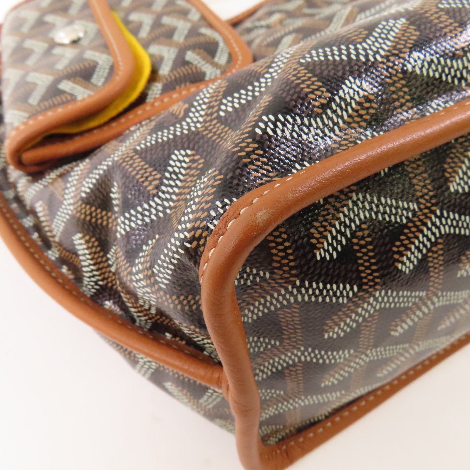 GOYARD 塗層帆布Anjou Mini Bag銀扣手挽袋