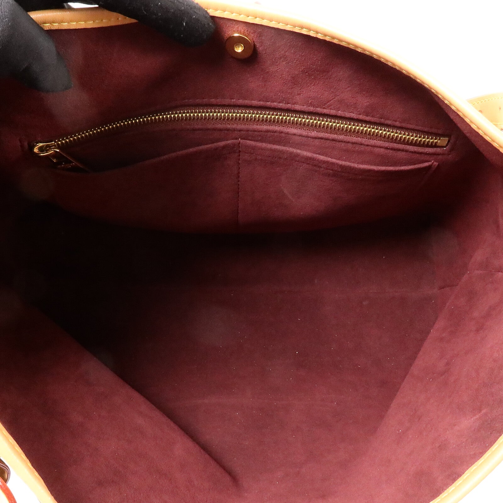 LOUIS VUITTON Monogram Carry All MM金扣肩背袋