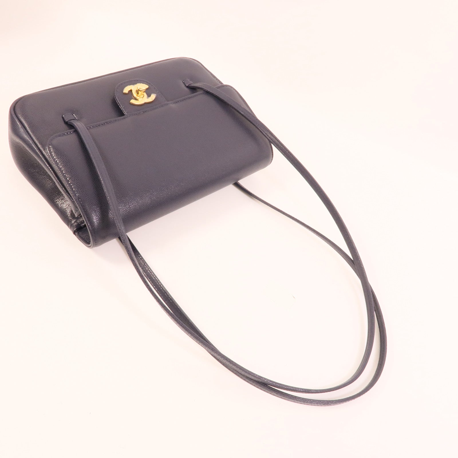 CHANEL 牛皮皮革Preppy CoCo肩背袋