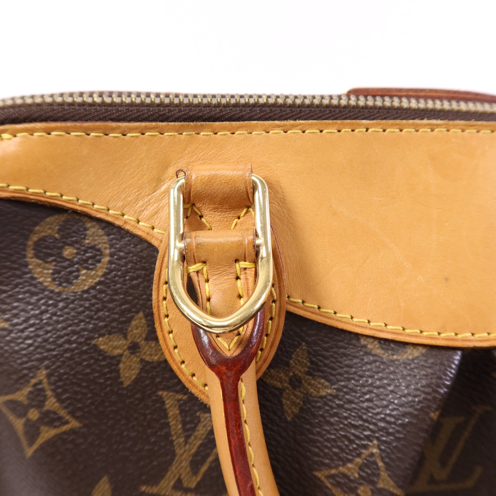 LOUIS VUITTON Monogram Canvas Segur金扣手挽肩背兩用袋