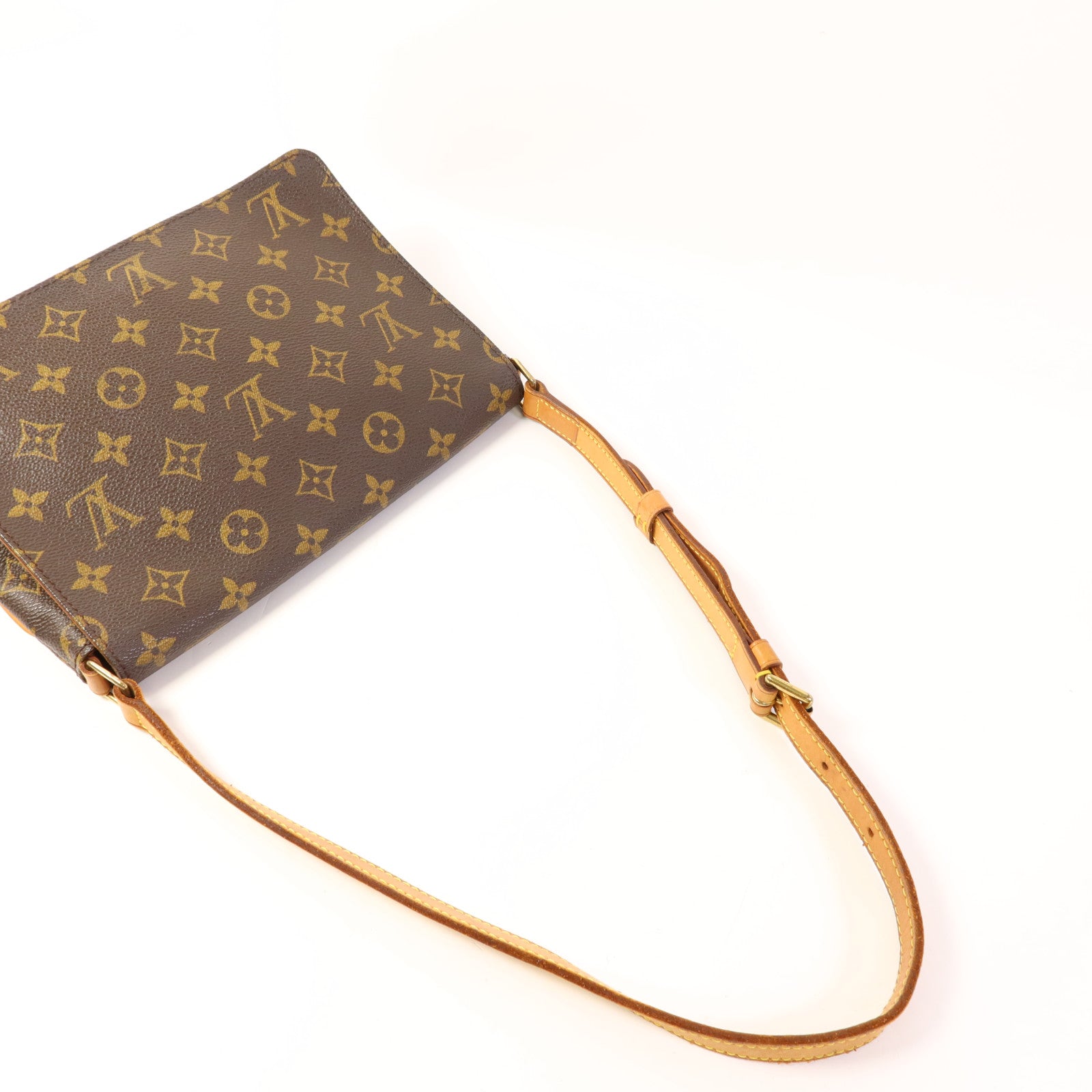 LOUIS VUITTON Monogram Musette金扣肩背袋