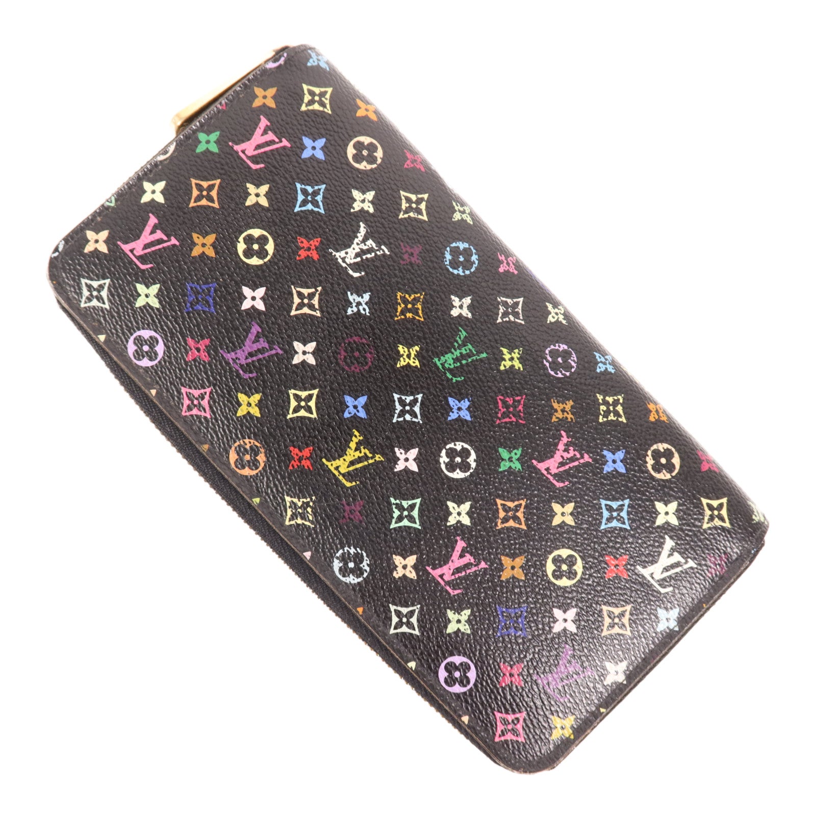 LOUIS VUITTON Monogram Multicolore Zipper Long Wallet金扣長錢包