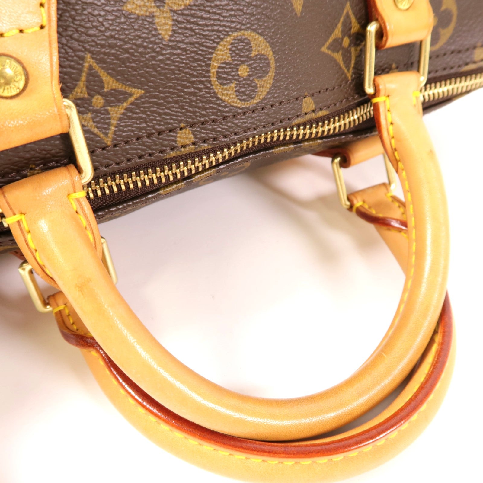 LOUIS VUITTON Monogram Speedy 30金扣手挽袋