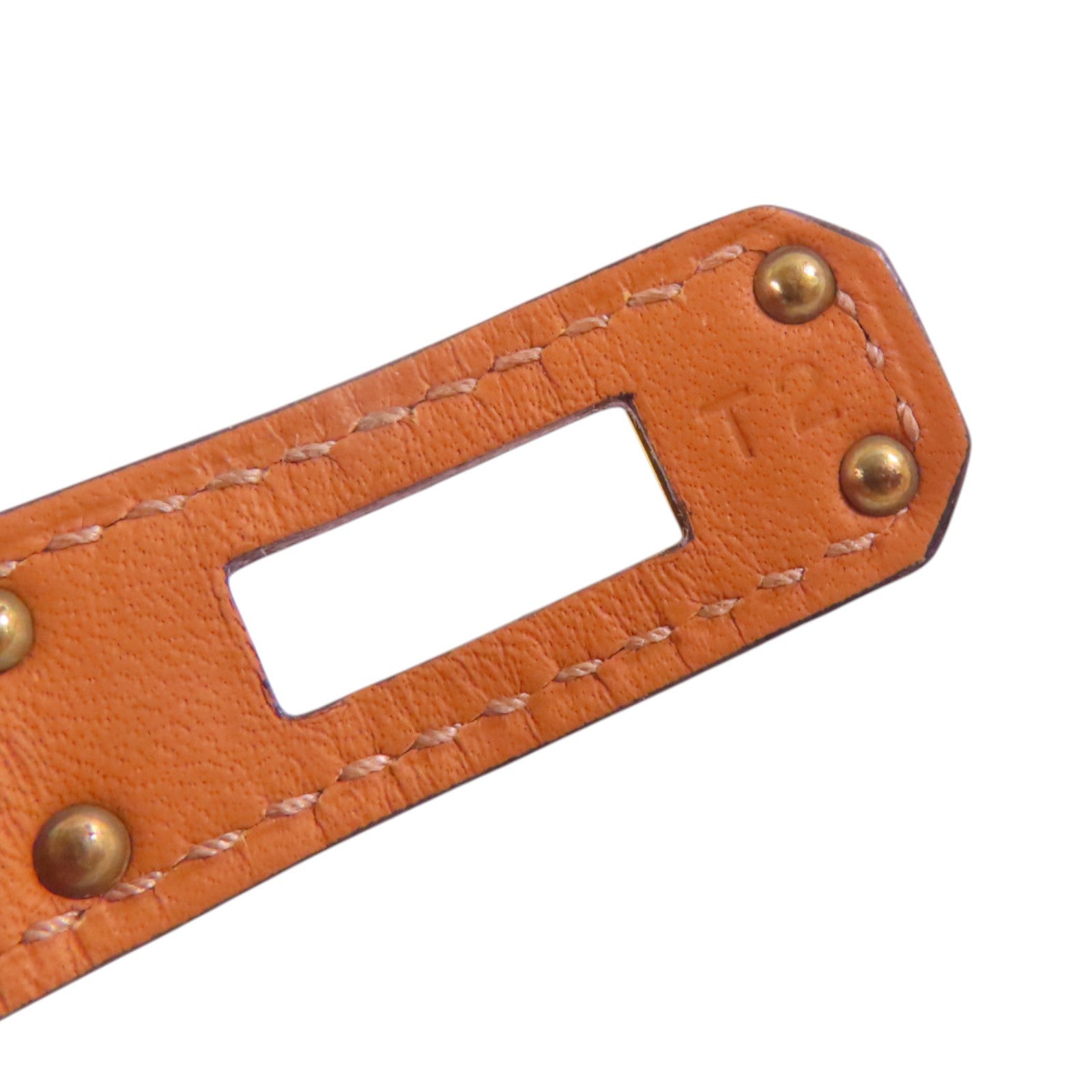 HERMES GHW Kelly Double Tour T2 Bracelet Bangle Swift Leather