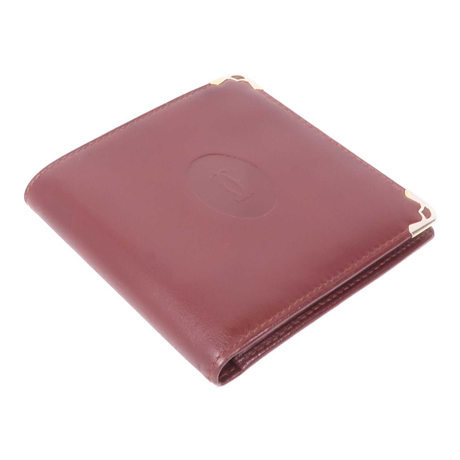 CARTIER 皮革Wallet金扣錢包