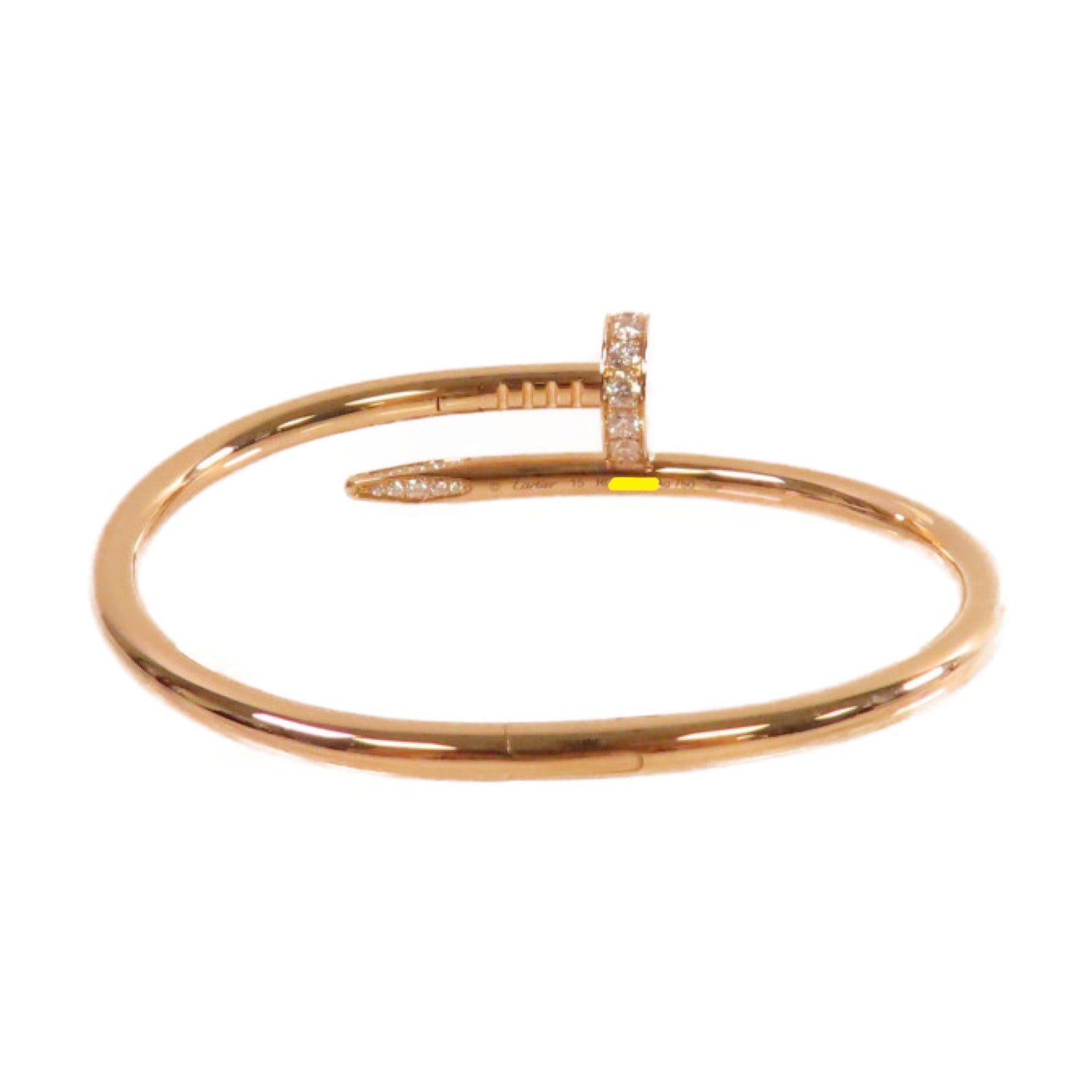 CARTIER 18K玫瑰金Juste Un Clou Bracelet手鐲#15
