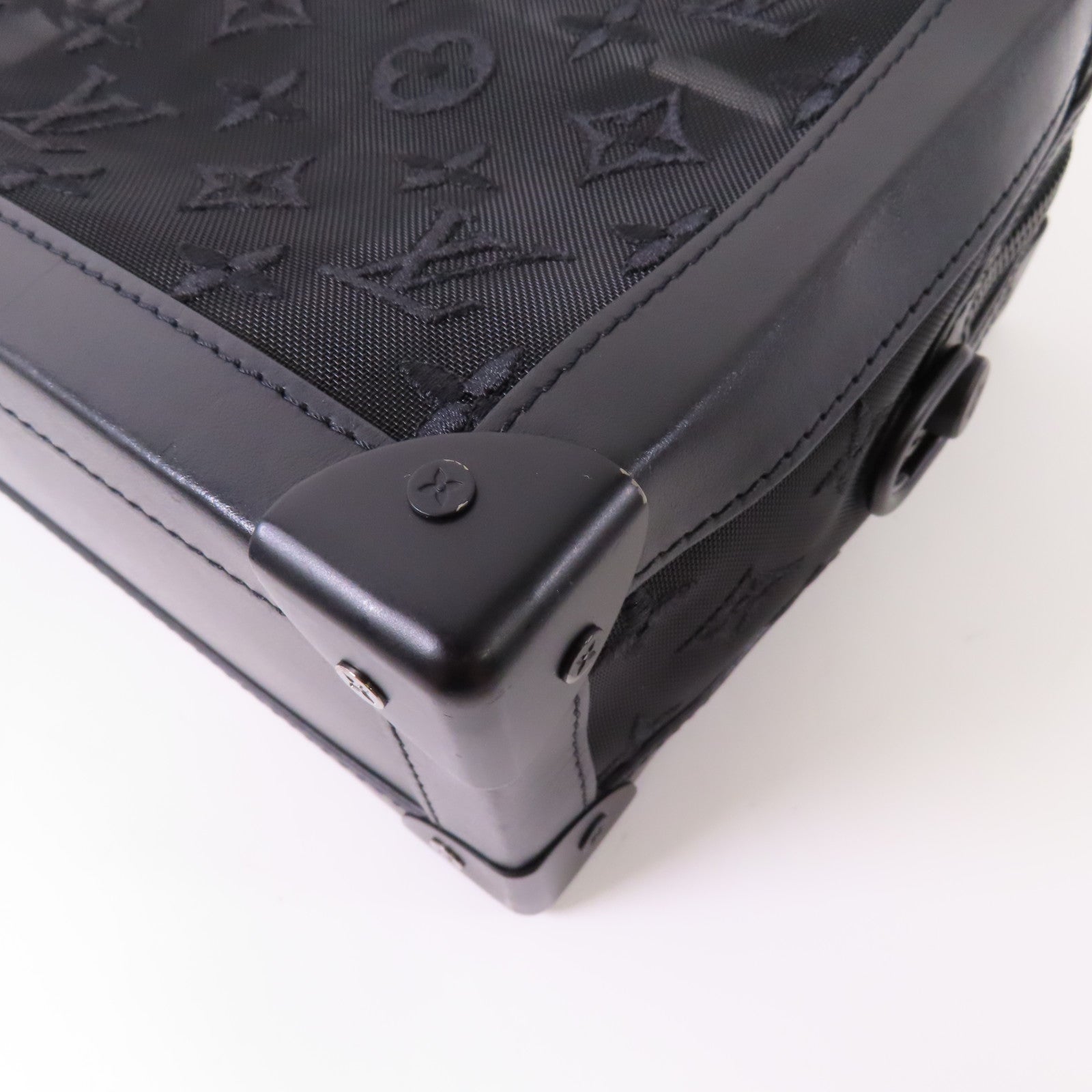 LOUIS VUITTON Monogram Embroidery Soft Trunk肩背袋