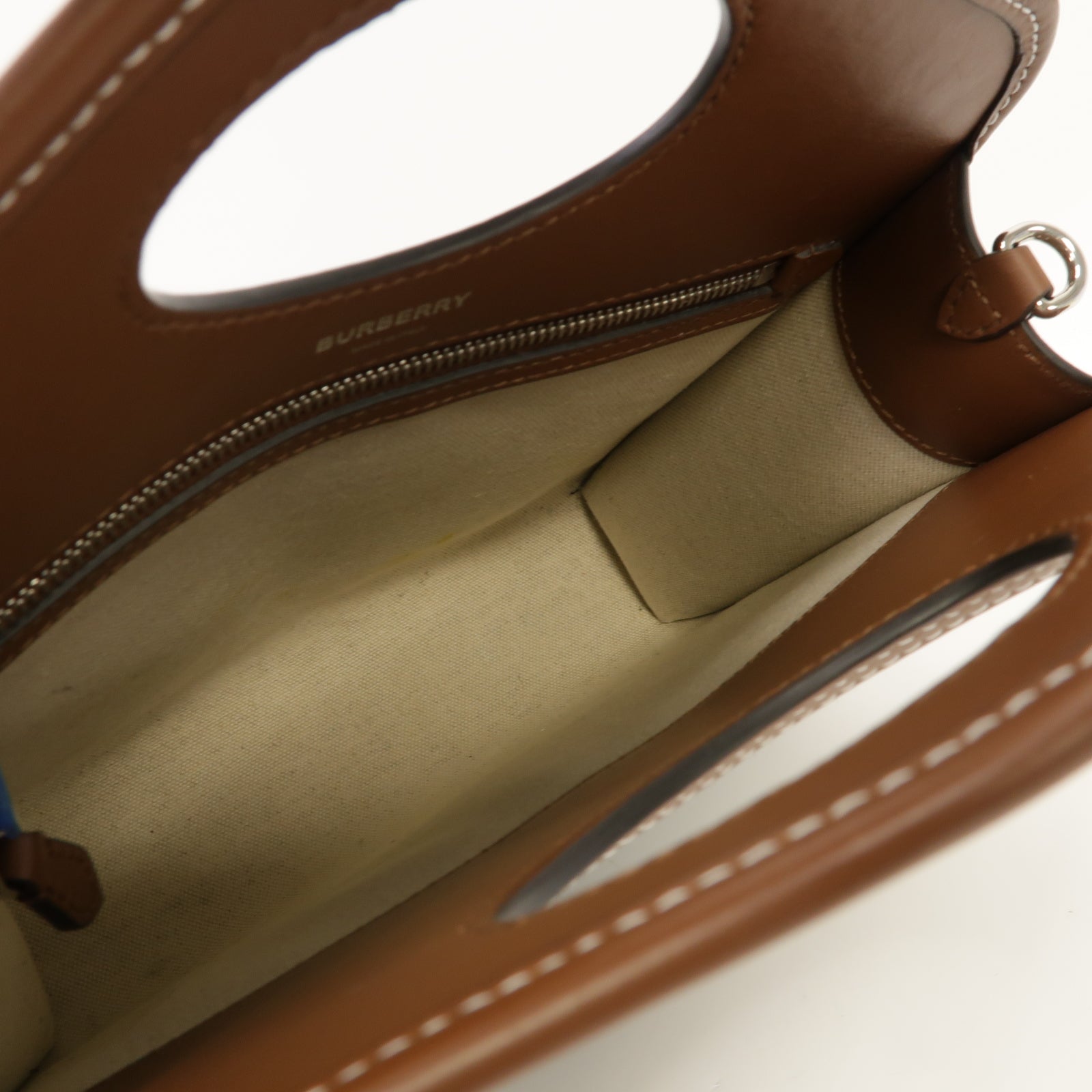 BURBERRY 帆布2way Shoulder Bag銀扣手挽肩背兩用袋黑色