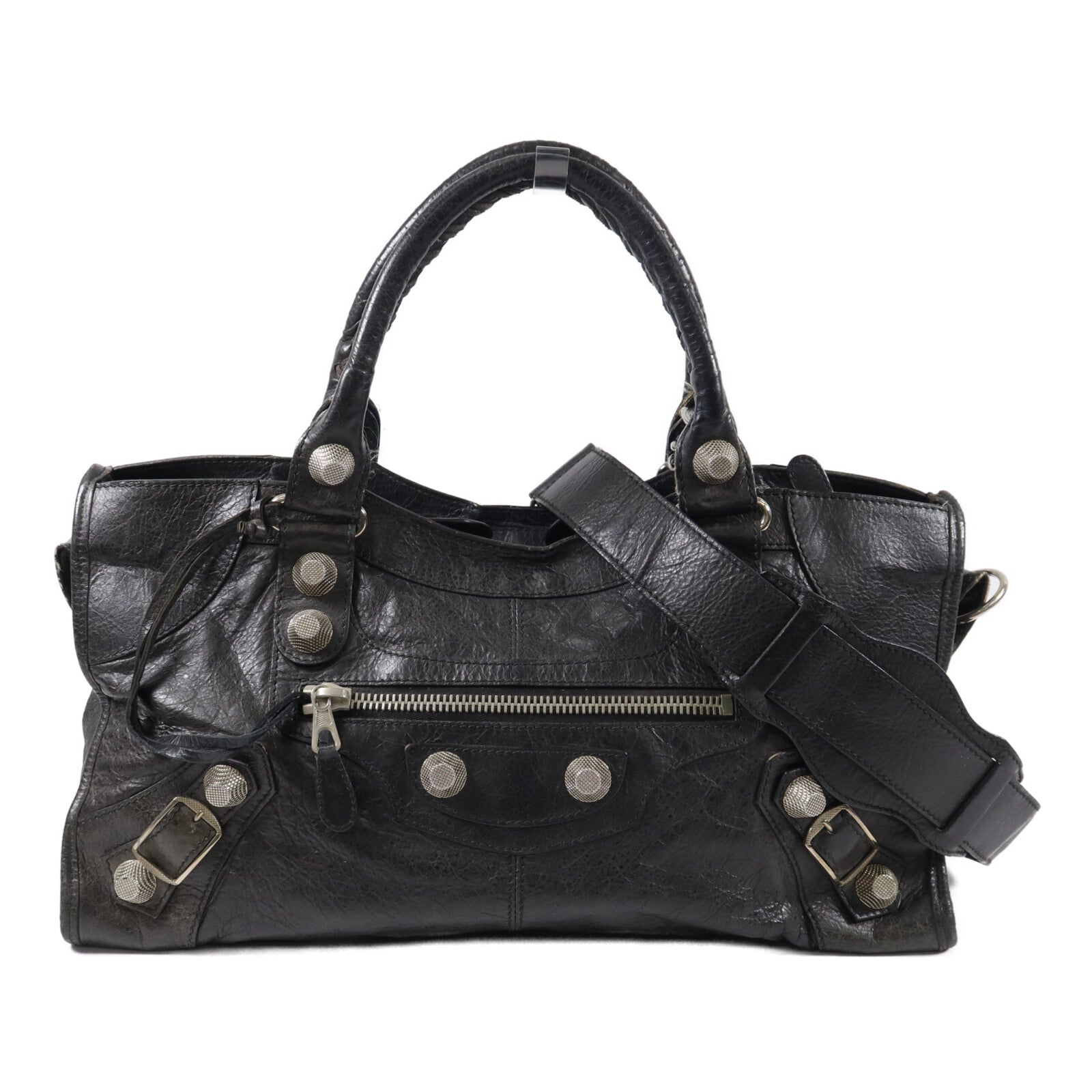 BALENCIAGA 牛皮皮革Giant Part Time手挽肩背兩用袋