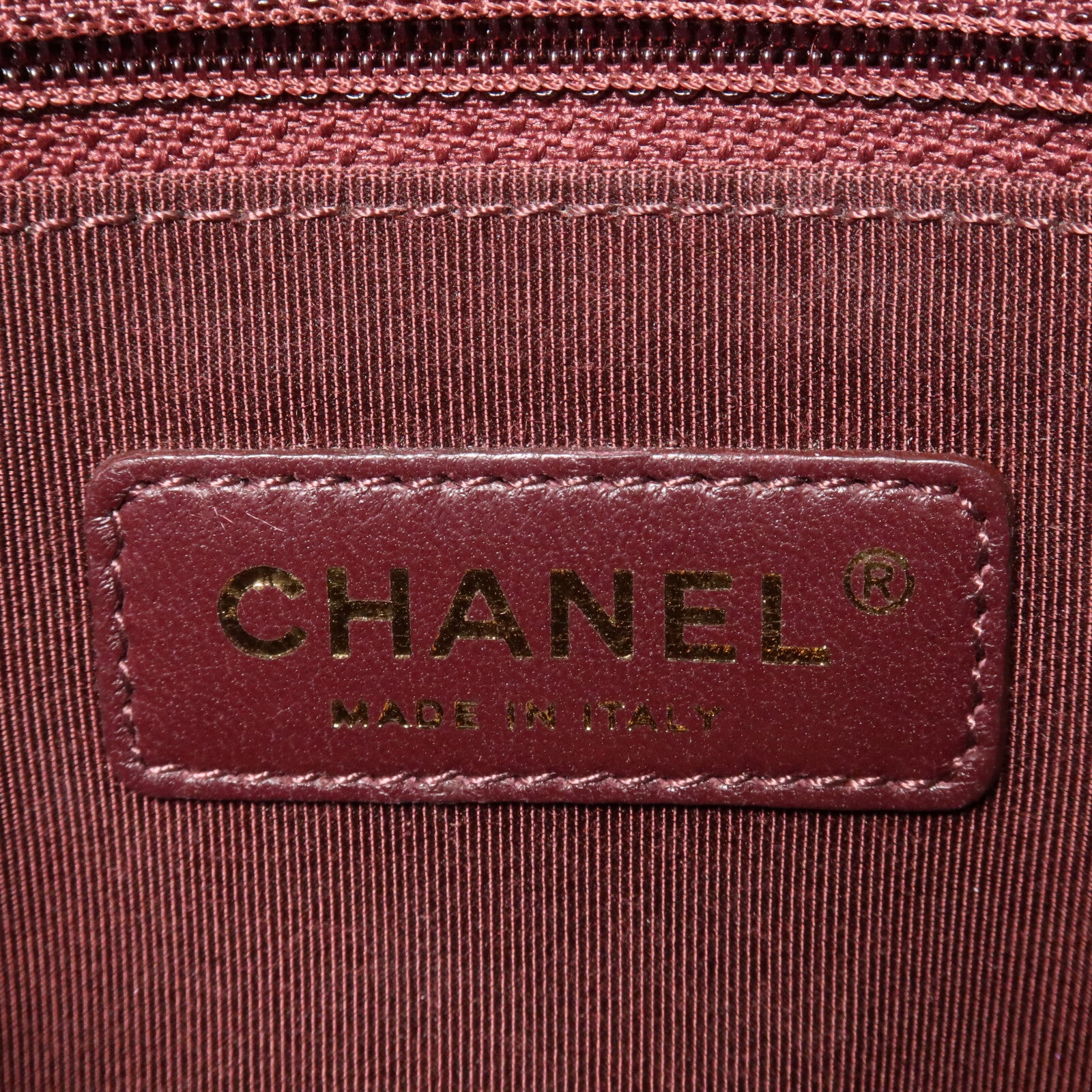 CHANEL 牛皮皮革Chain Shoulder鏈帶肩背袋