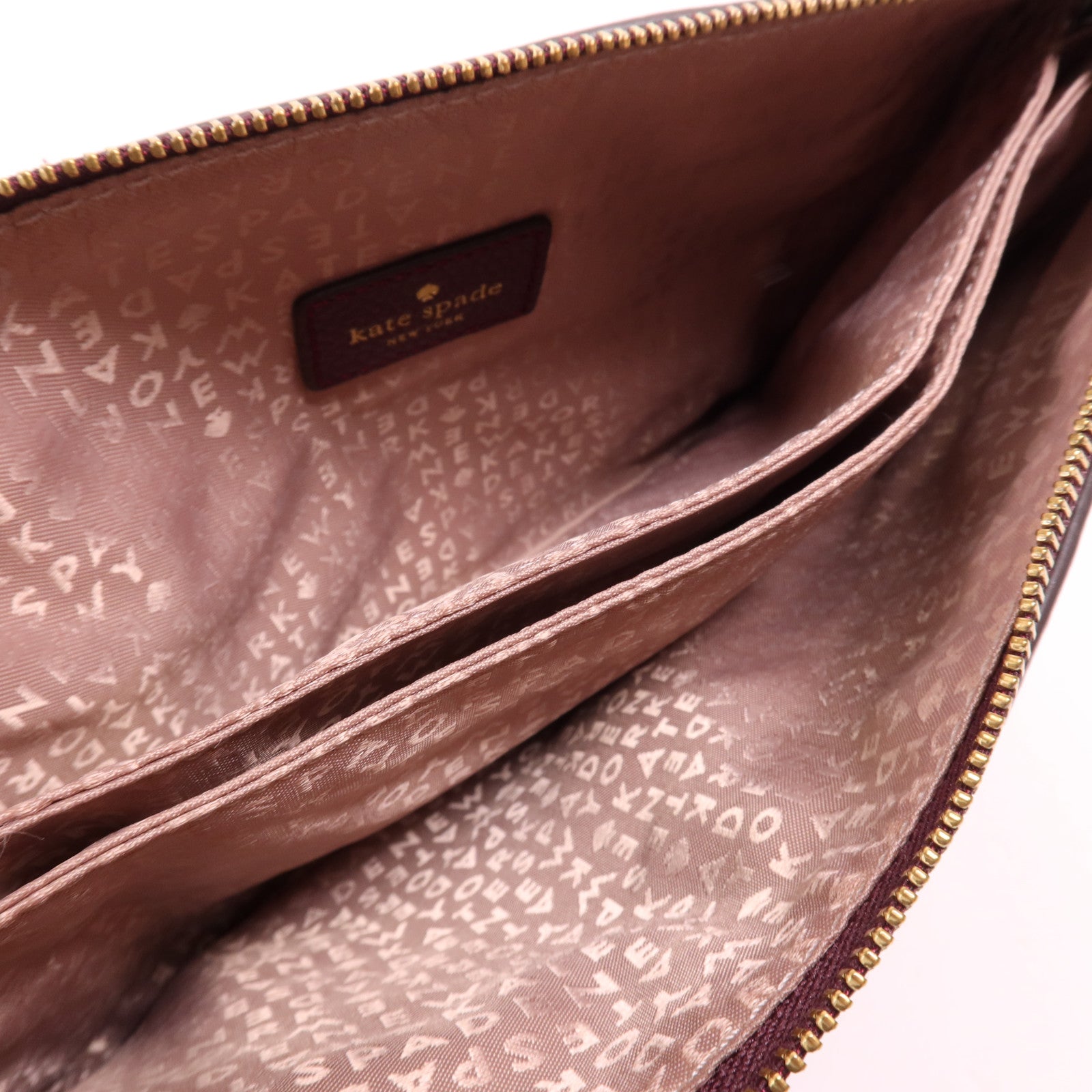 Kate Spade 牛皮皮革Shoulder Bag金扣肩背袋