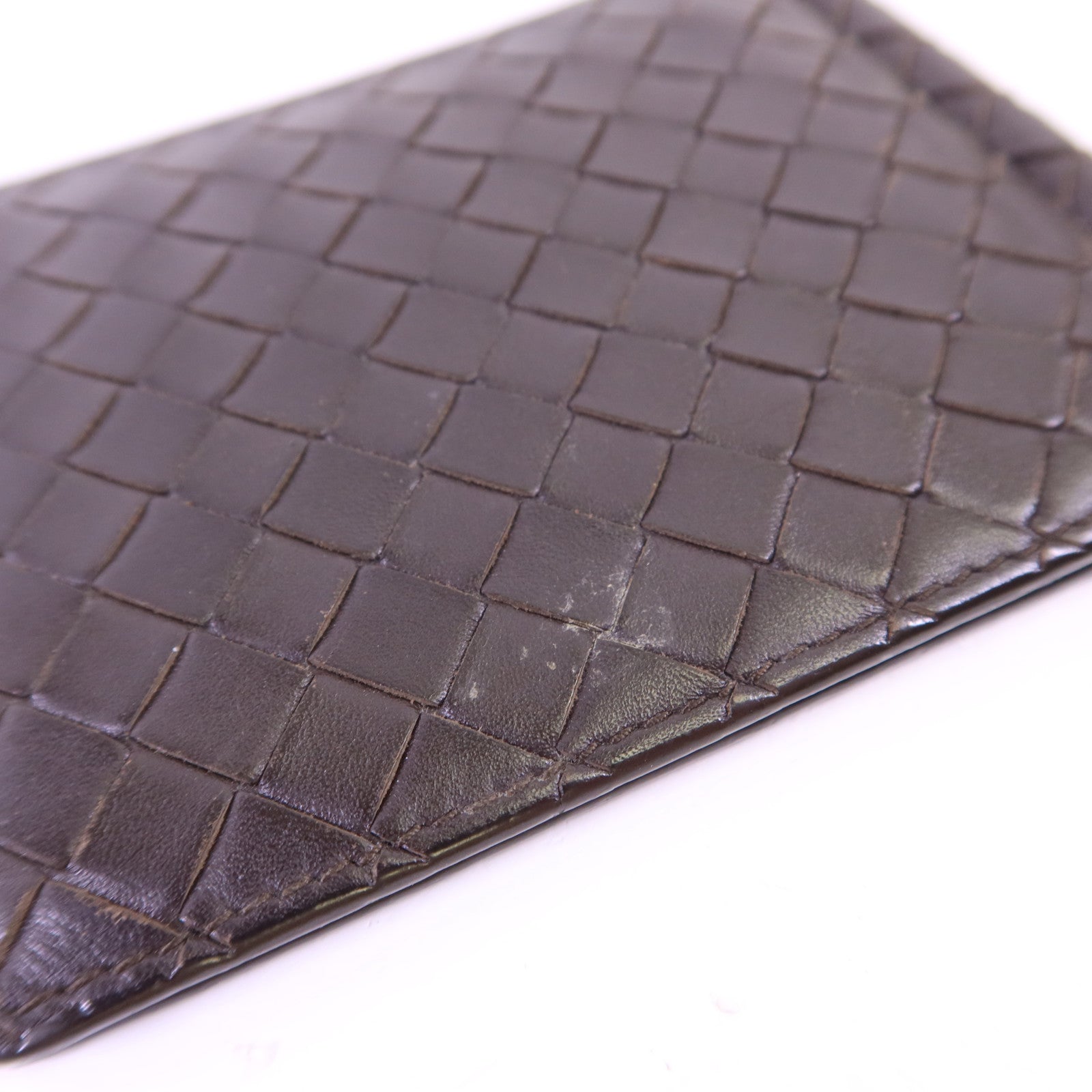 BOTTEGA VENETA 【激減優惠】羊皮皮革Bifold Money Clip Wallet錢包