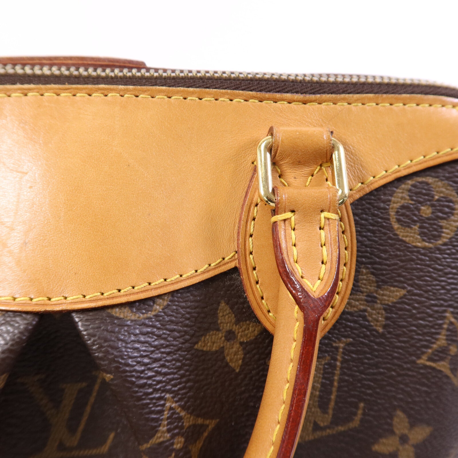 LOUIS VUITTON Monogram Canvas Segur金扣手挽肩背兩用袋